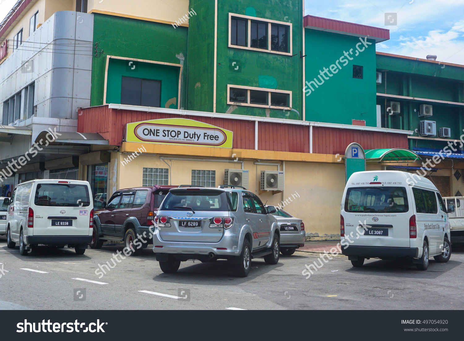 Labuanmalaysiaoct 112016vehicles Labuan Island On 11th Stock Photo Edit Now 497054920