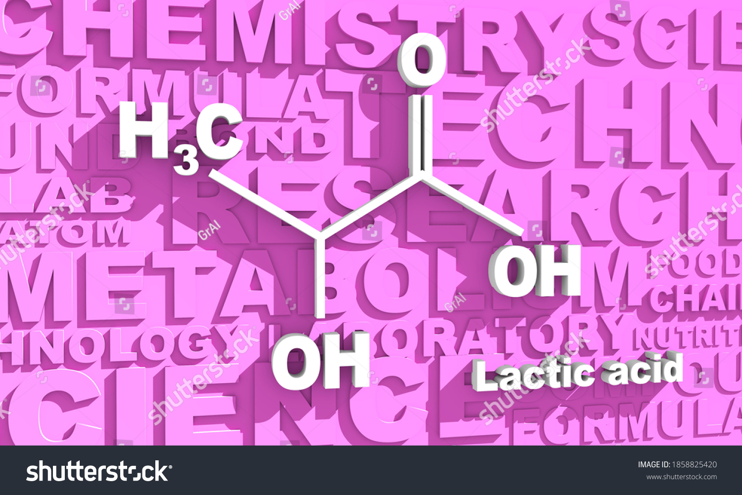 lactic-acid-molecule-structural-chemical-formula-stock-illustration