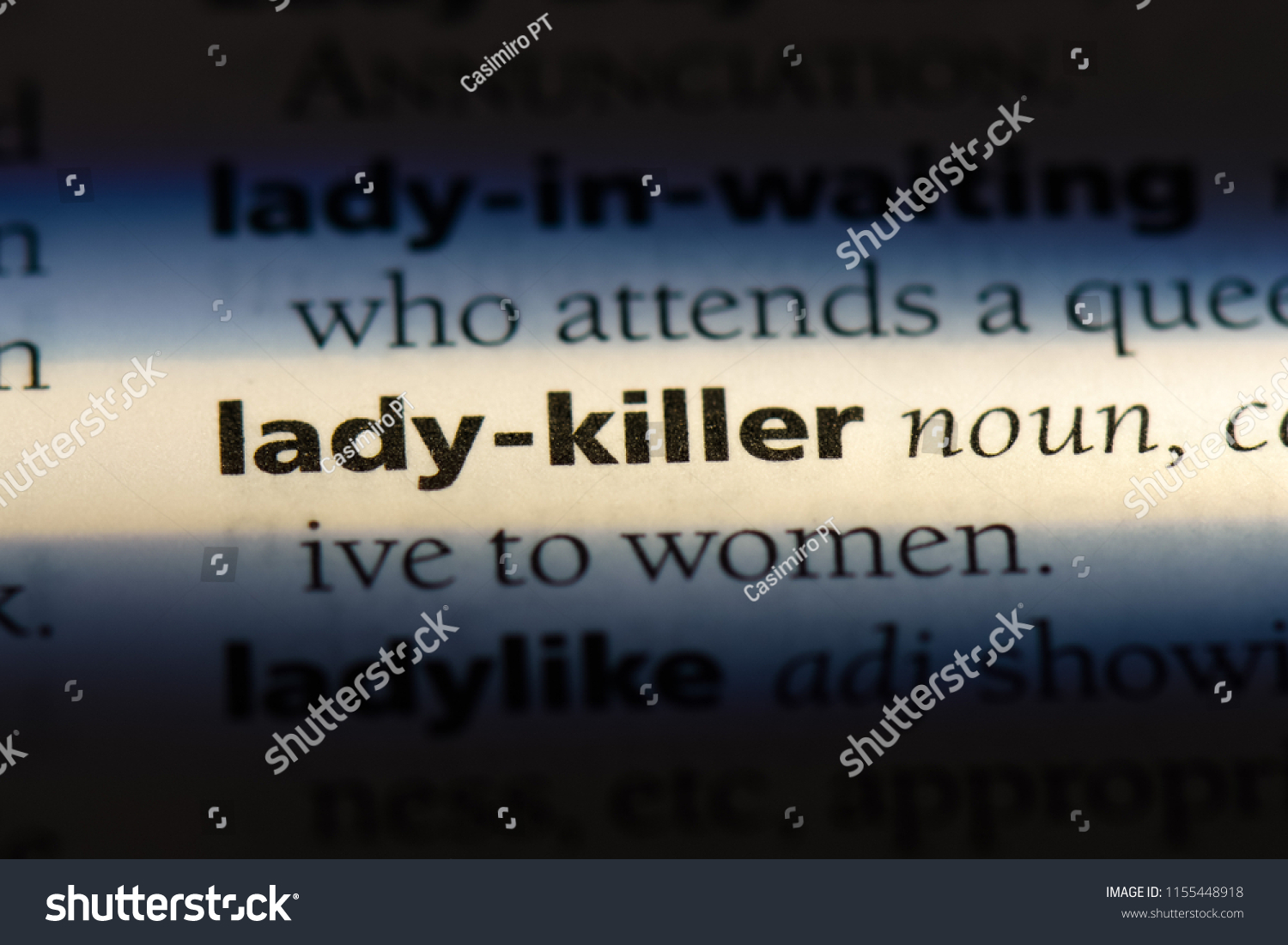 lady-killer-word-dictionary-lady-killer-stock-photo-1155448918