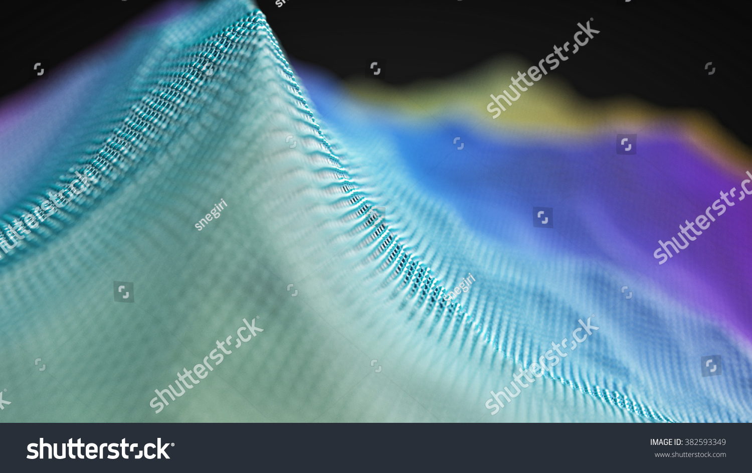 Landscape Mountains Abstract Scientific Backdrop Blurred Stock