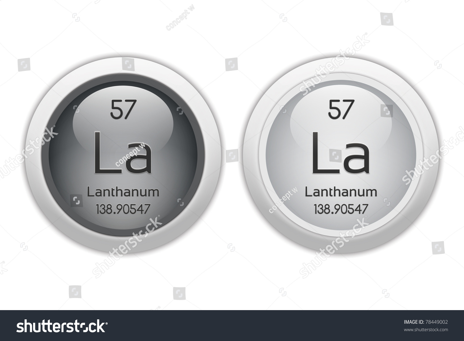 Free Lanthanum Web Two ... of Royalty Buttons Stock Illustration