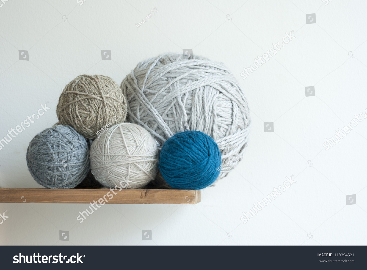 large balls of wool