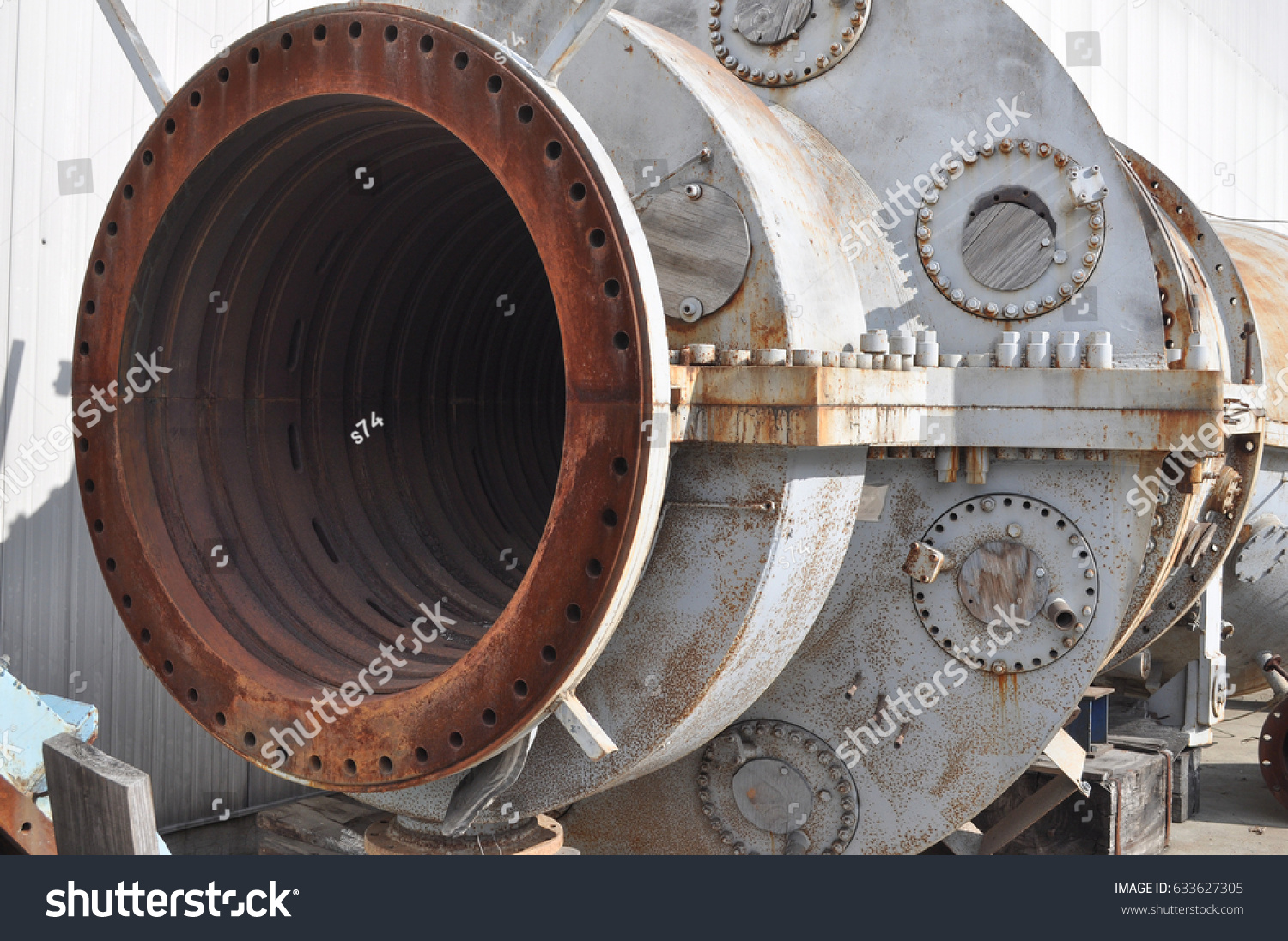 Large Naval Steam Turbine Propulsion Engine Stock Photo 633627305 ...