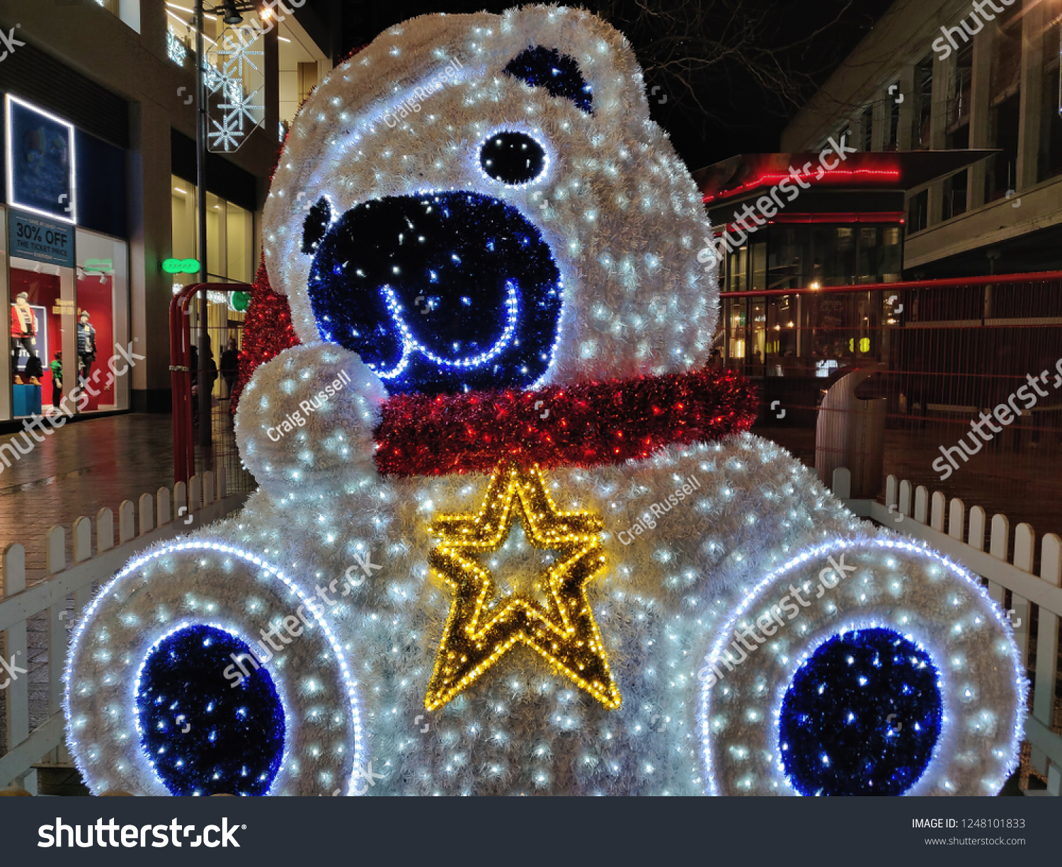 large christmas teddy