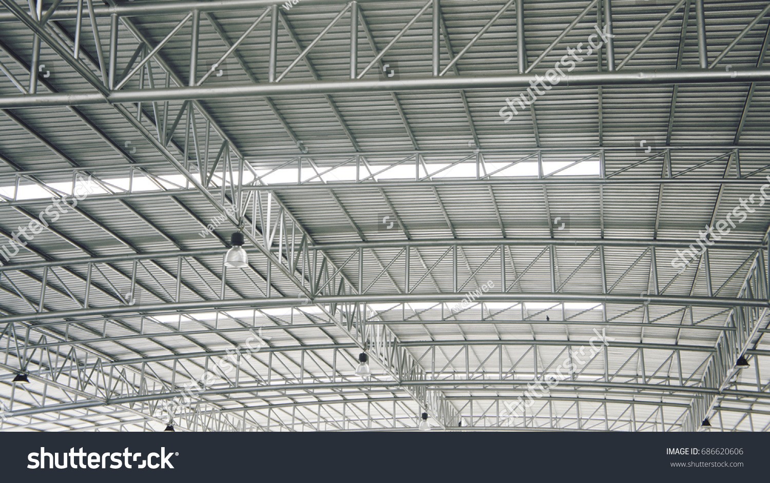 Large Steel Structure Truss Stock Photo 686620606 | Shutterstock