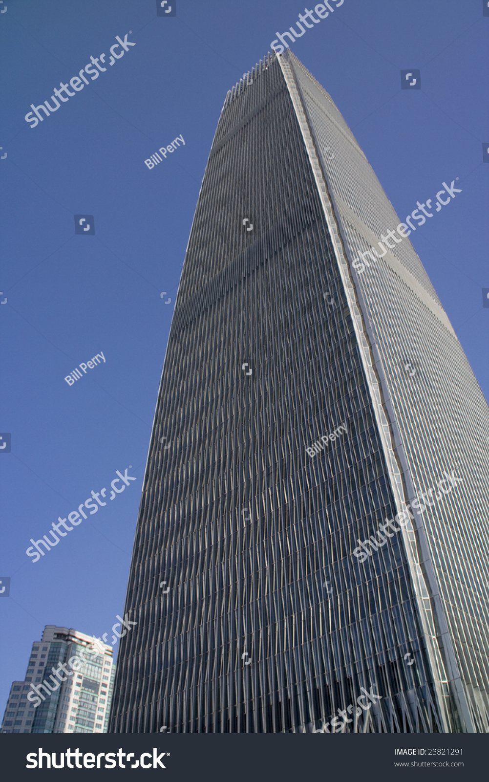 Largest Building Skyscraper Guomao Central Business District Beijing ...