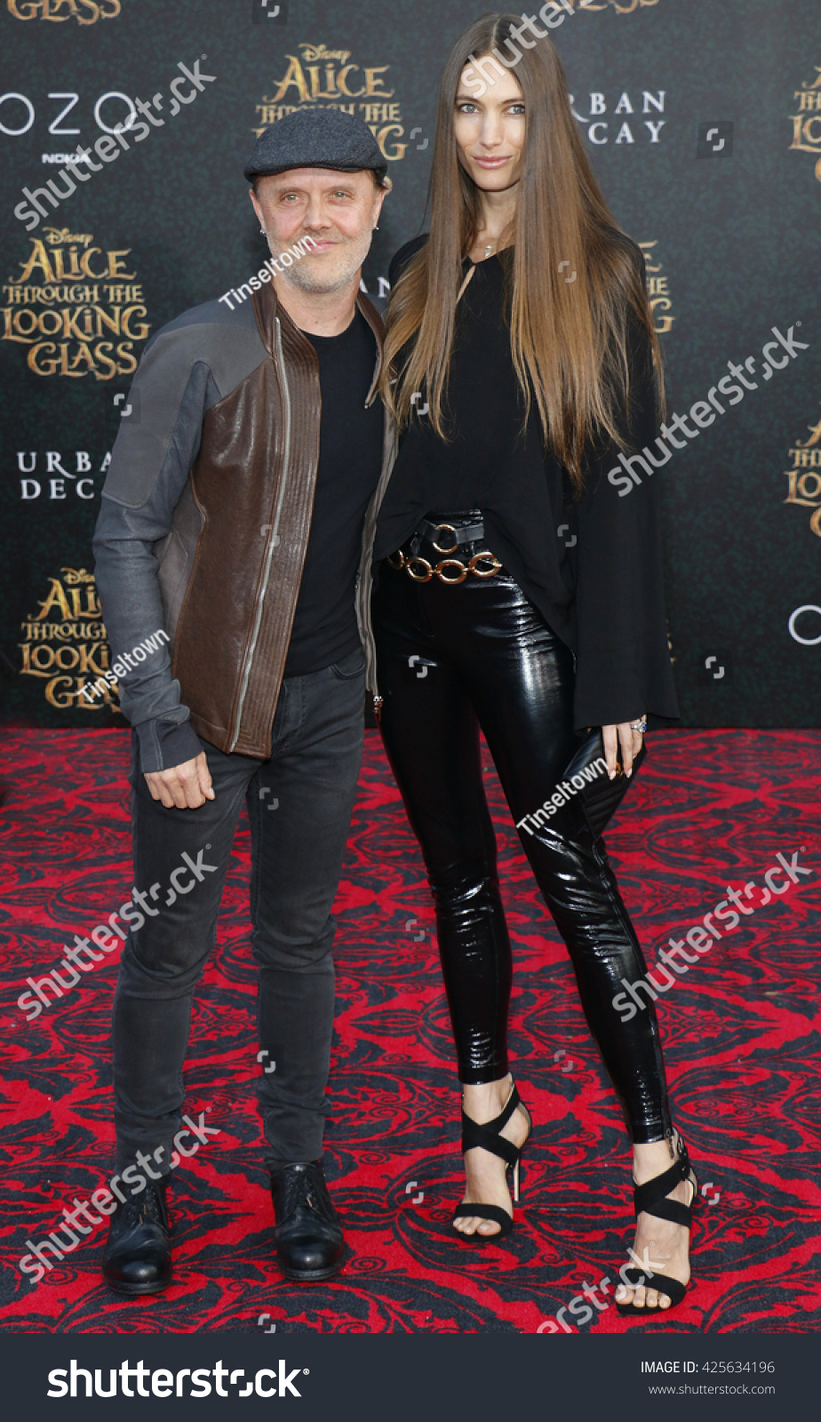 Lars Ulrich Jessica Miller Los Angeles Stock Photo Edit Now 425634196