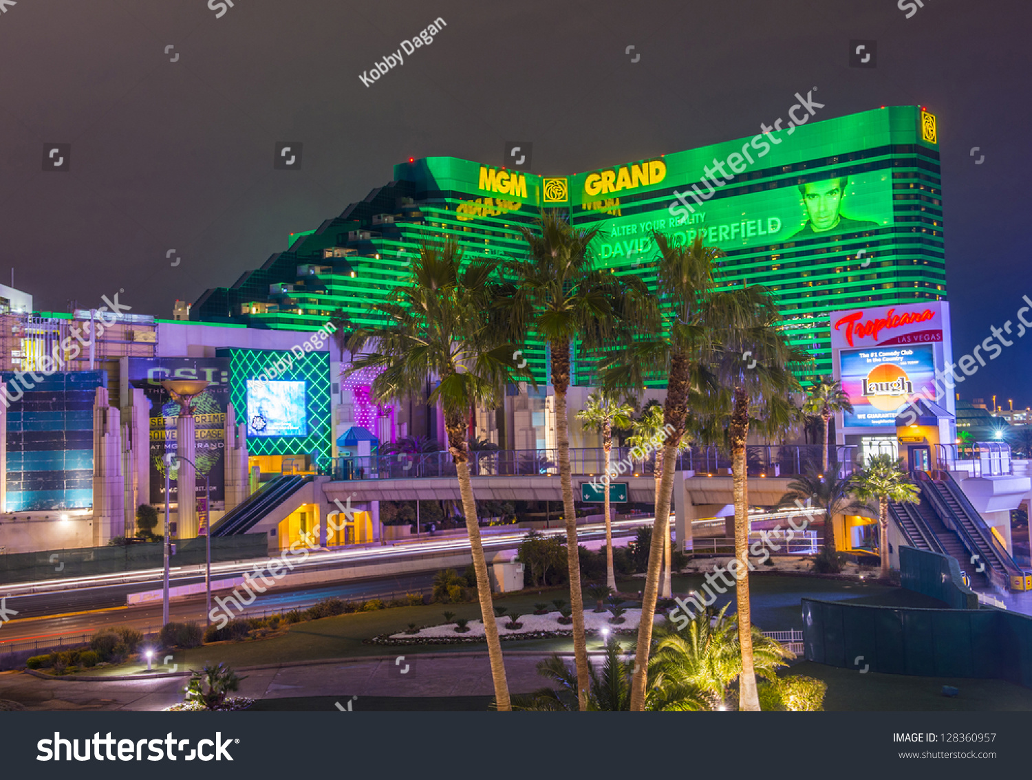 Las Vegas January 24 Mgm Hotel Stock Photo Edit Now 128360957
