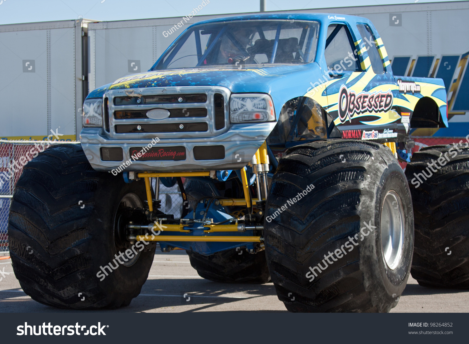 Las Vegas Nevada - March 22: Obsessed Monster Truck On Display For The ...