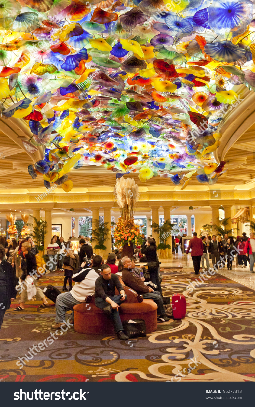 Las Vegas November 20 Bellagio Lobby Stock Image Download Now