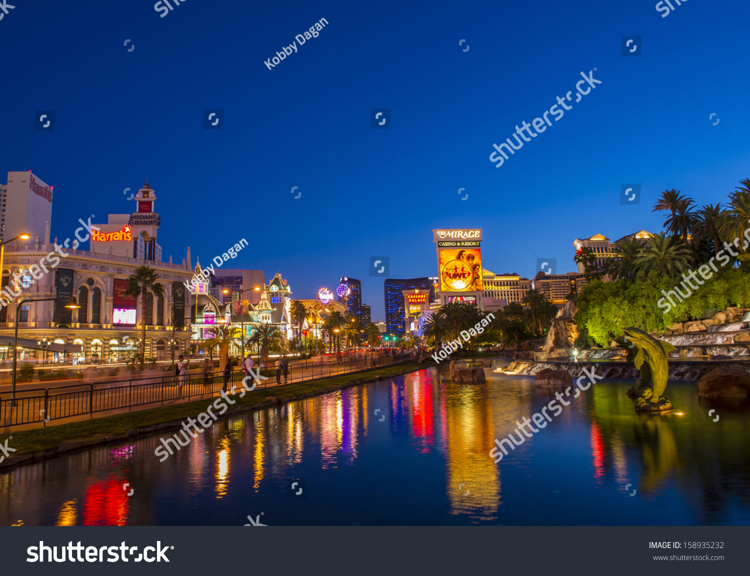 Las Vegas Oct 01 View Strip Stock Photo 158935232 - Shutterstock