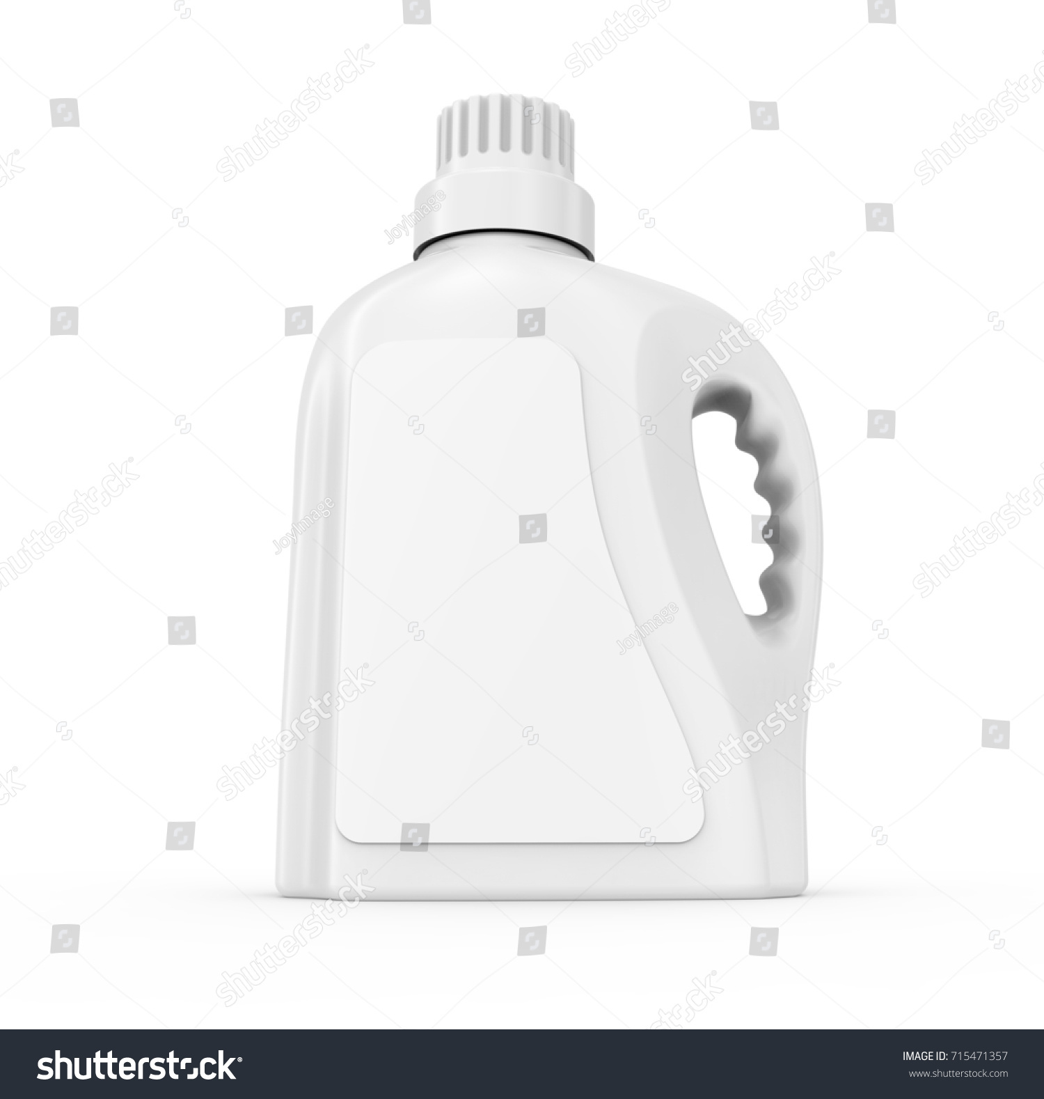 Laundry Detergent Container Mockup Isolated Blank Stock Illustration 