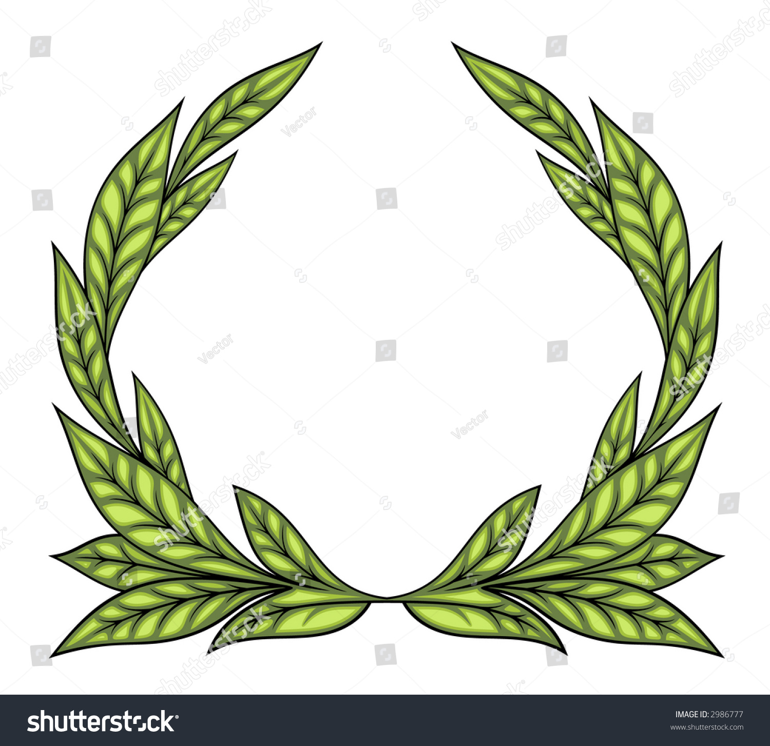 Laurel Wreath (High-Resolution Jpg) Stock Photo 2986777 : Shutterstock