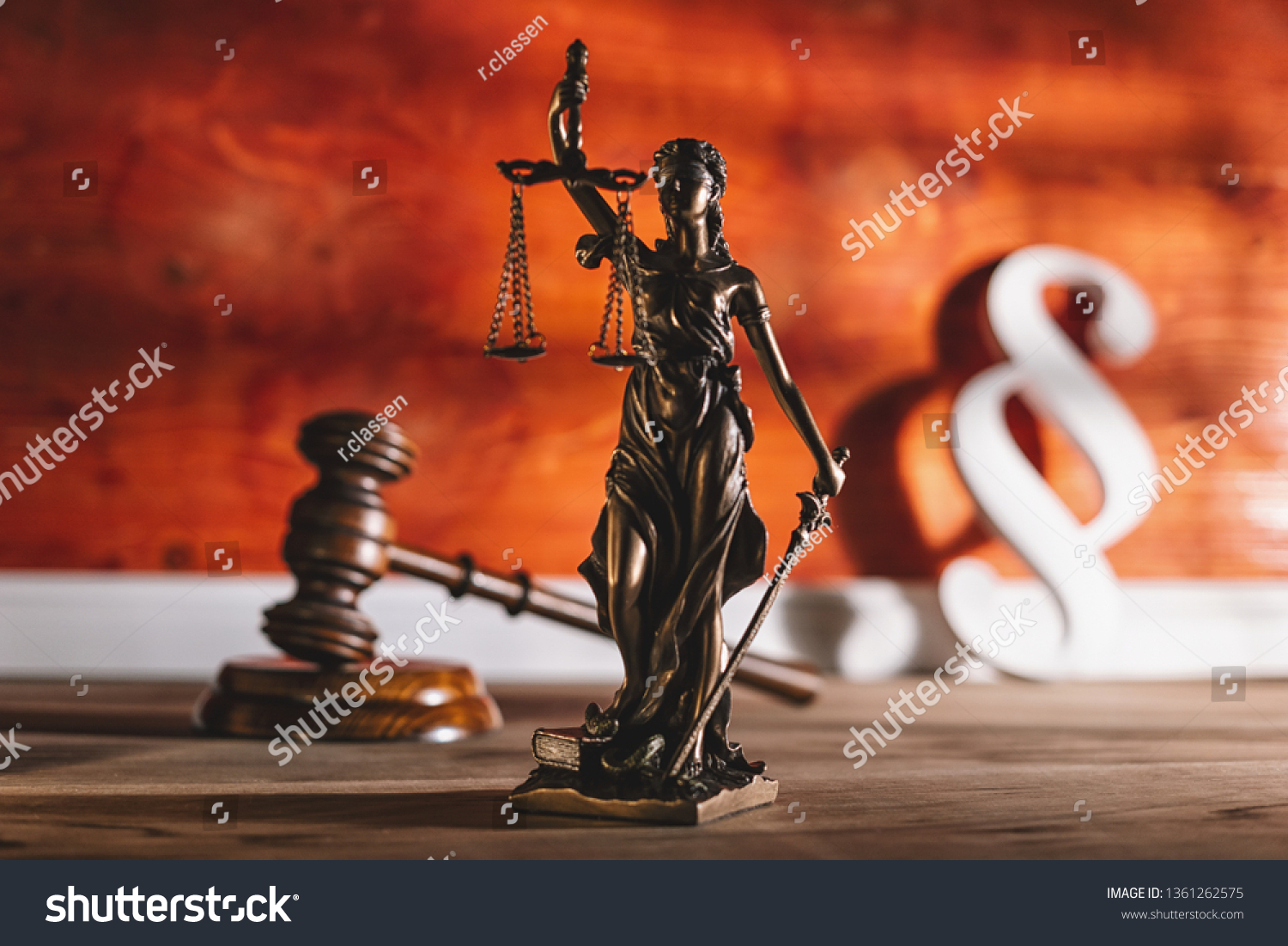 Law Justice Legality Concept Lady Justice Stock Photo 1361262575 ...