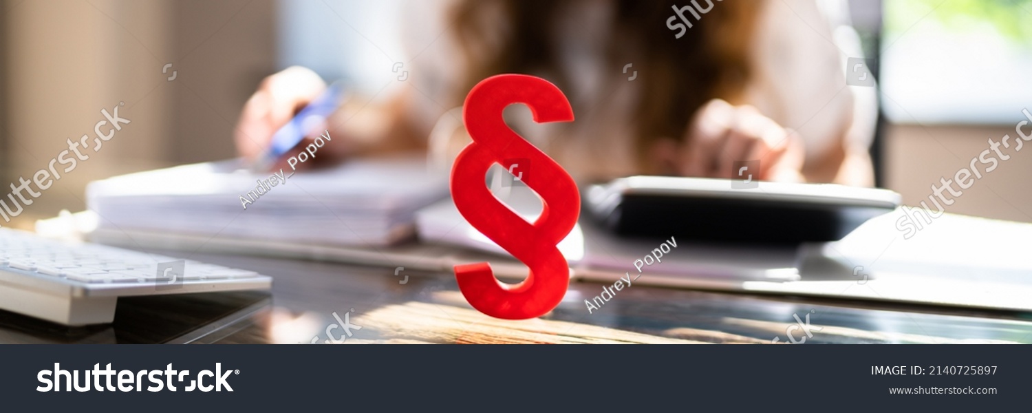 Law Paragraph Lawyer Agreement Report Writing Stock Photo 2140725897 ...