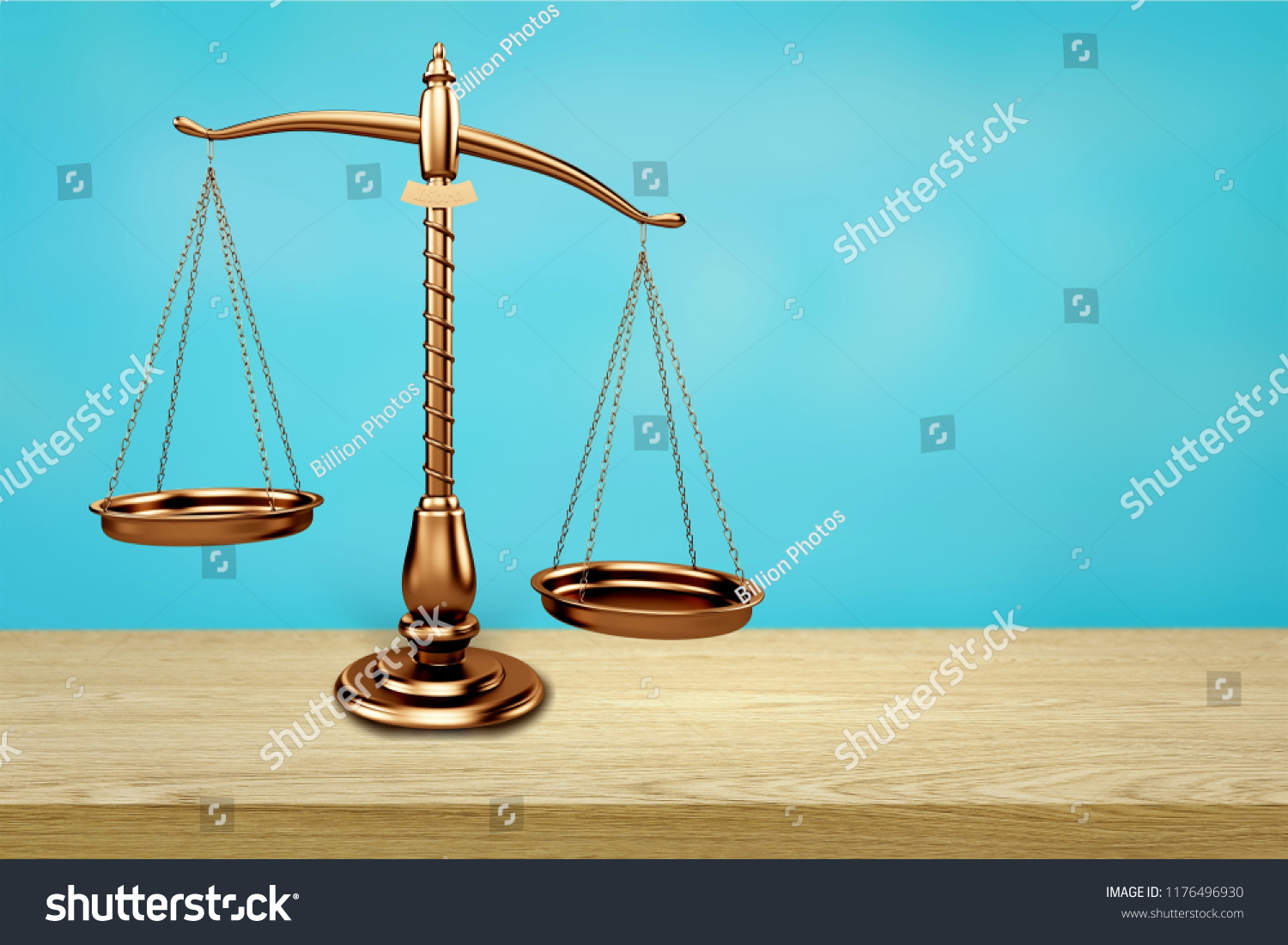 Law Scales On Table Background Symbol Stock Photo 1176496930 | Shutterstock