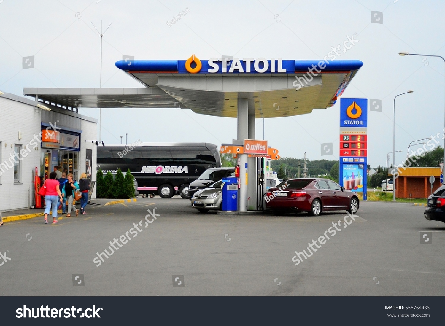 Lazdijai Lithuania July 6 Statoil Fuel Stock Photo Edit Now