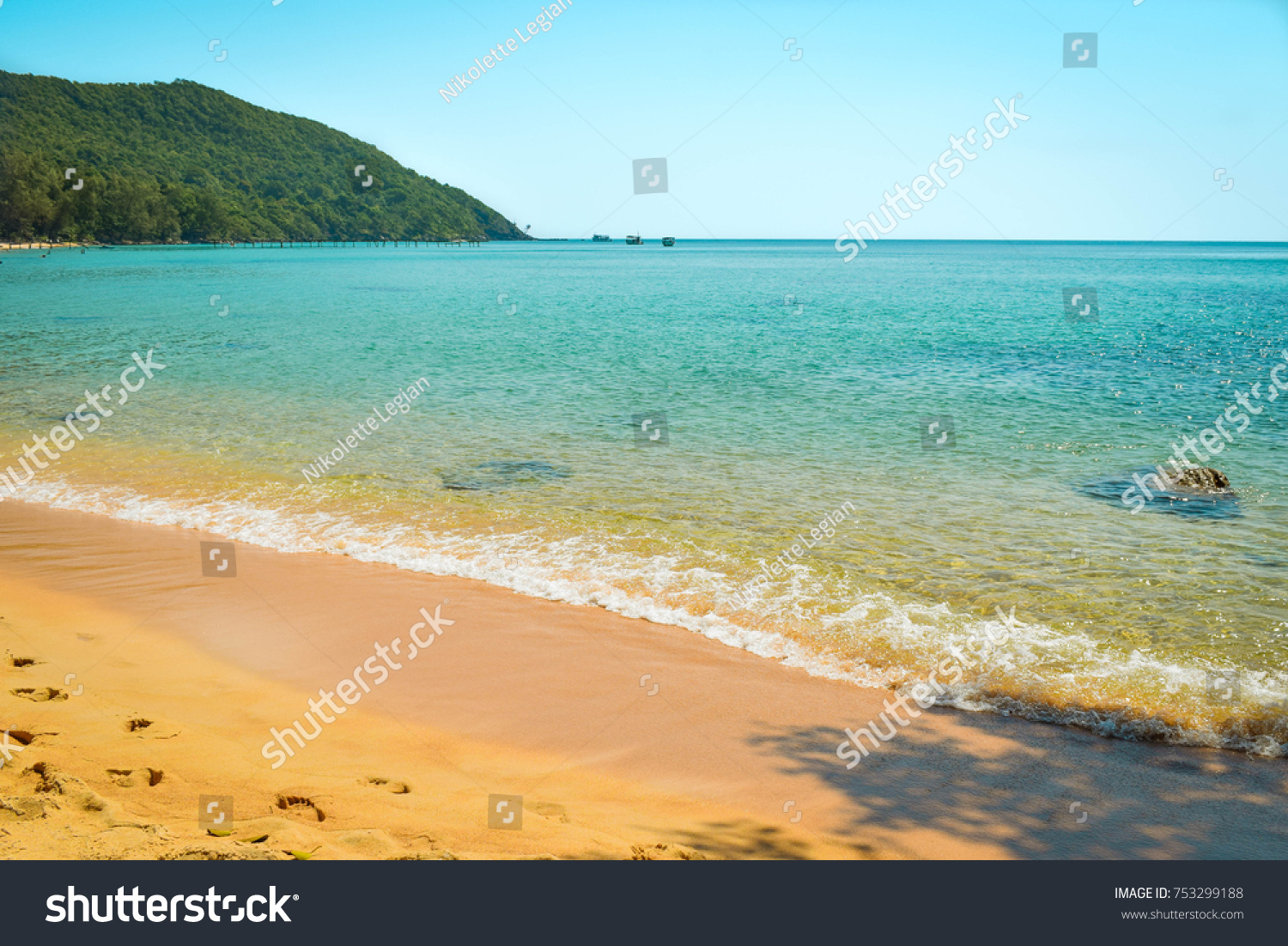 Lazy Beach Koh Rong Samloem Cambodia Stock Photo Edit Now 753299188