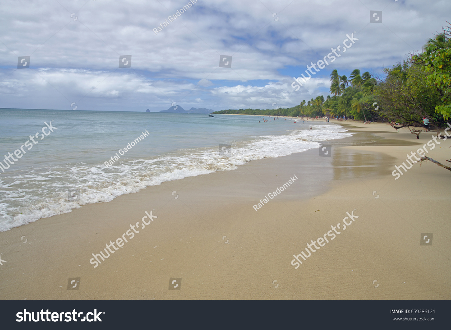 Le Salines Martinique Januuary 1 People Stock Photo Edit Now 659286121