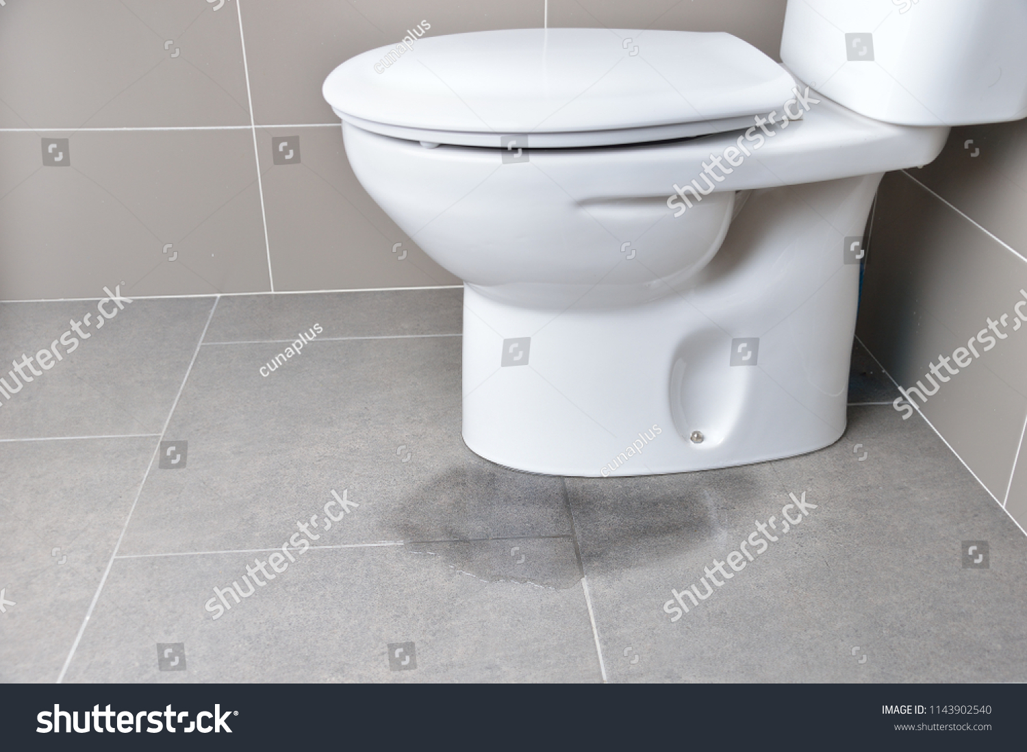 5 434 Leaking Toilet Images Stock Photos Vectors Shutterstock   Stock Photo Leakage Of Water From A Toilet Due To Blockage Of The Pipe 1143902540 