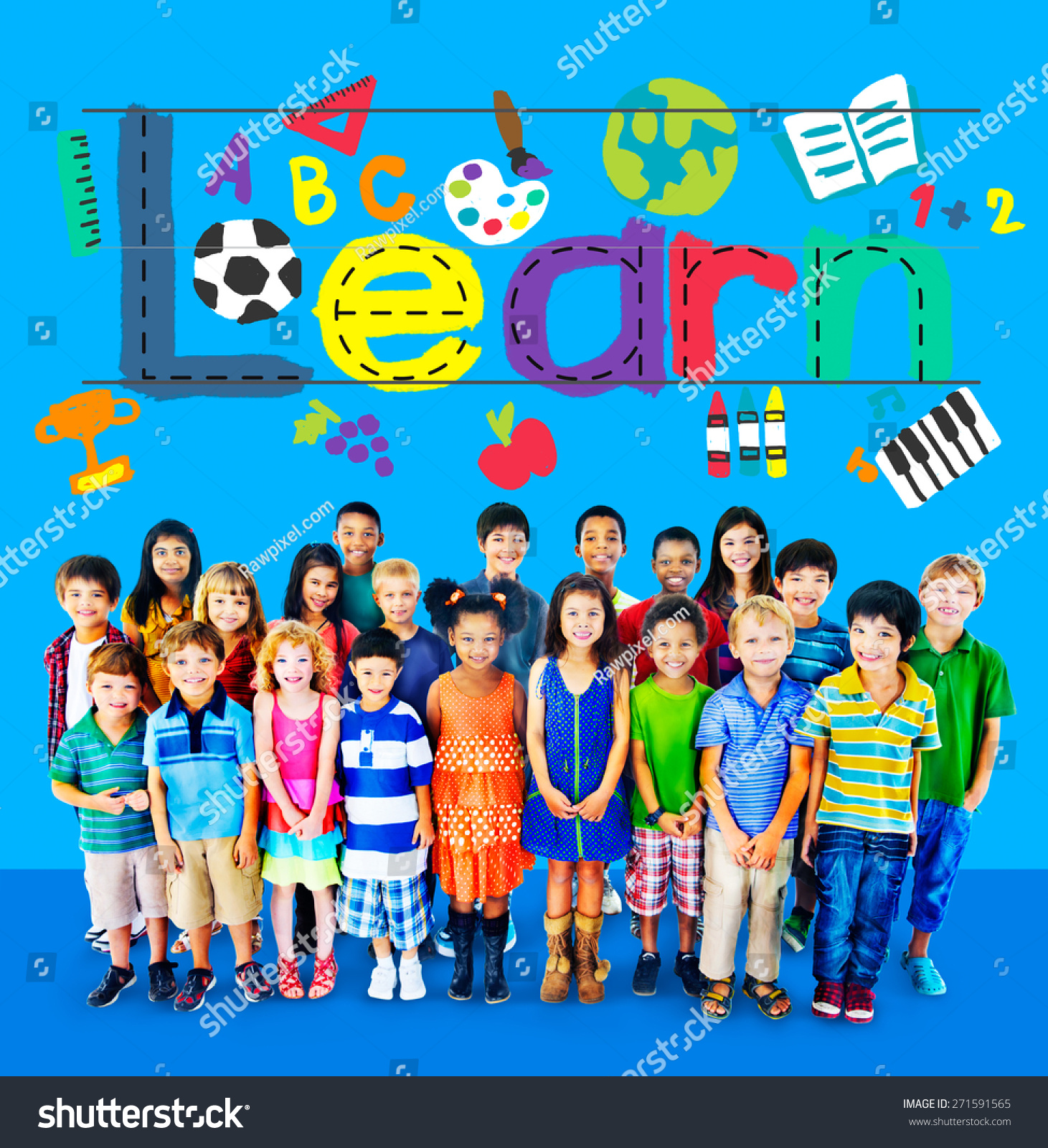 Learn Learning Study Knowledge School Child Stock Photo (Edit Now