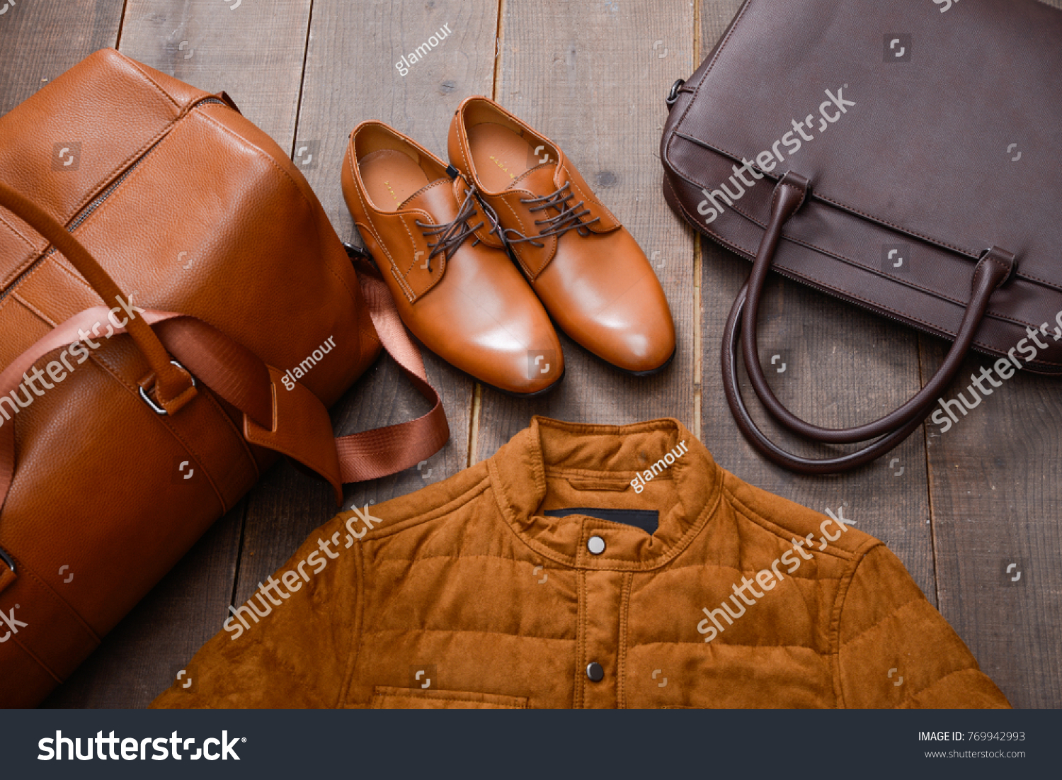 leather shoes and bags