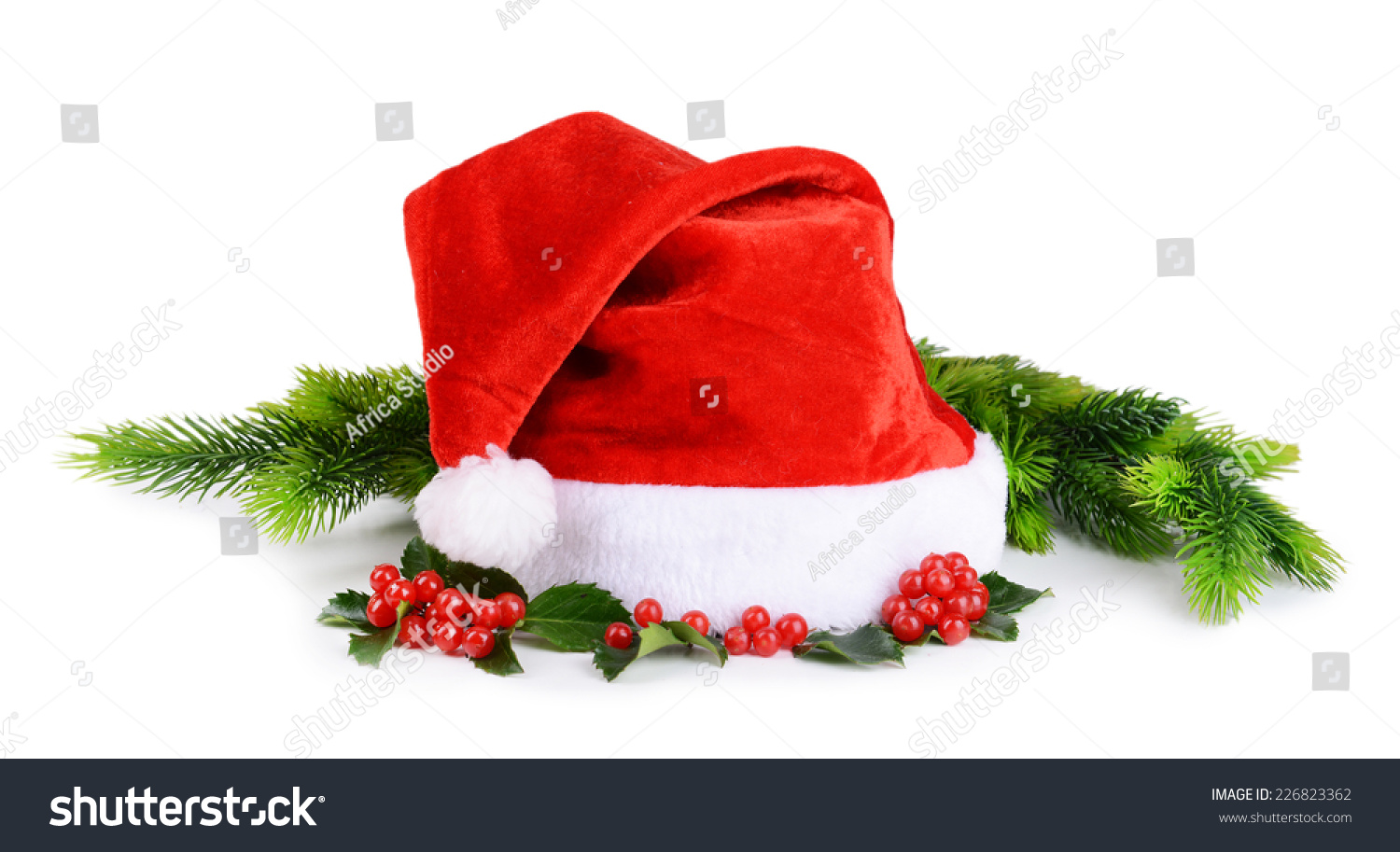 christmas mistletoe hats