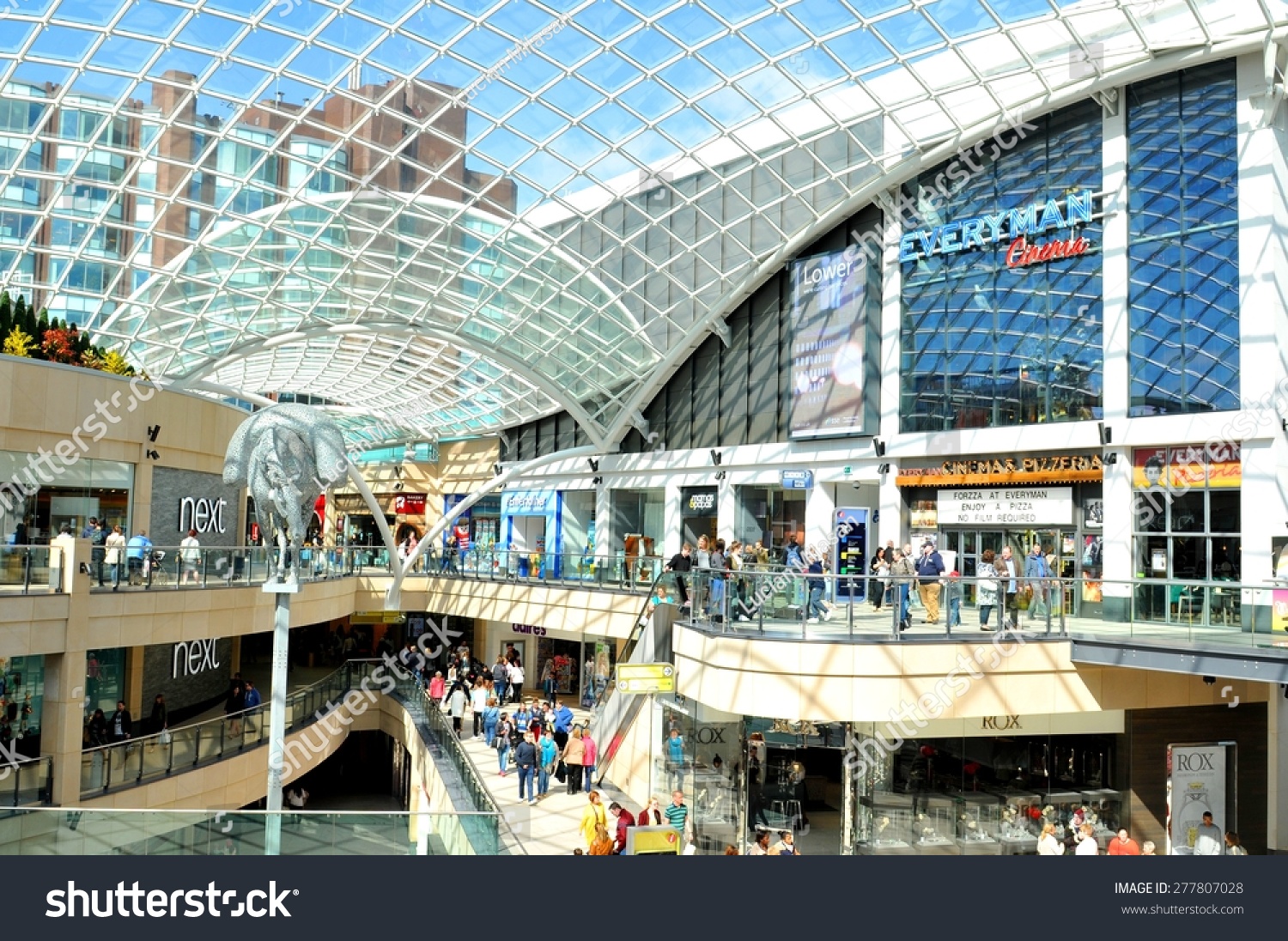 257 Trinity Leeds Images Stock Photos Vectors Shutterstock   Stock Photo Leeds Uk April People Shop Inside The Trinity Shopping Centre Major Commercial Area 277807028 