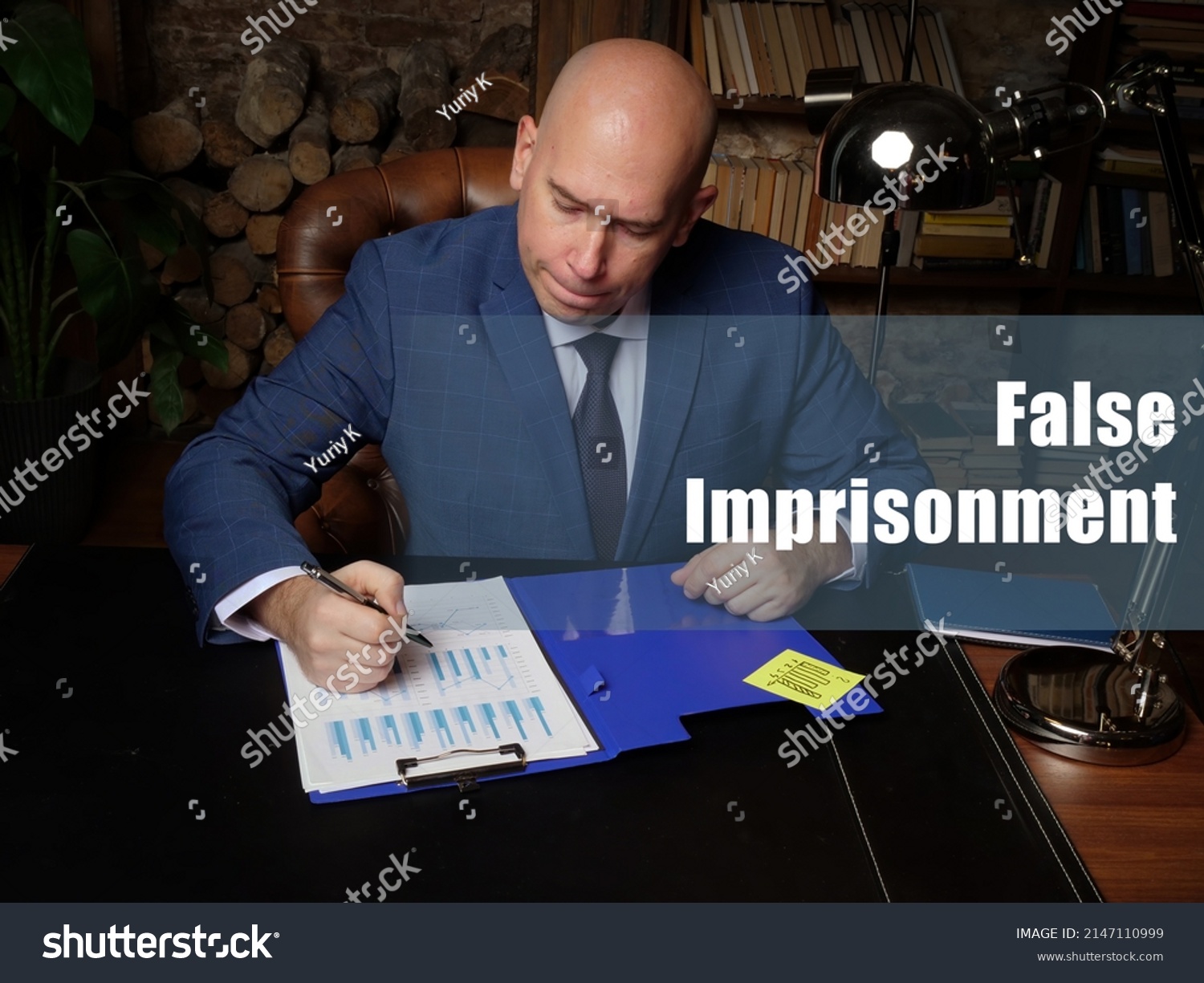 Legal Concept About False Imprisonment Male Stock Photo 2147110999 ...