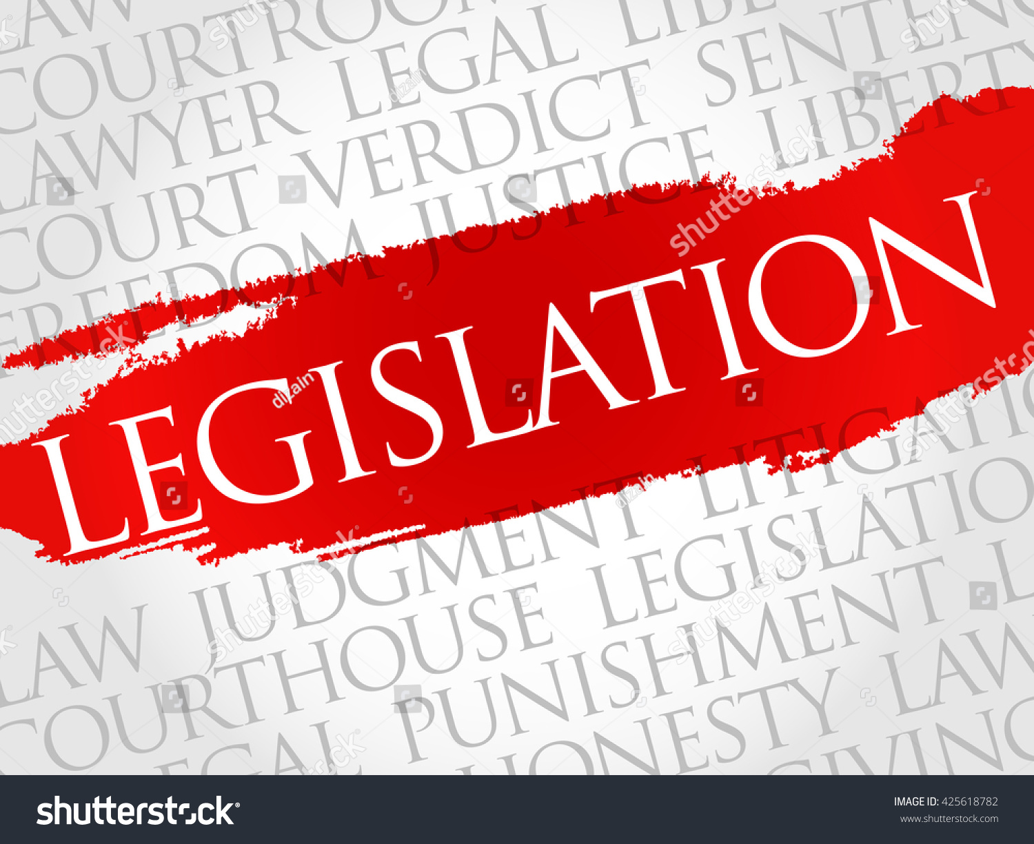 Legislation Word Cloud Concept Stock Illustration 425618782 | Shutterstock