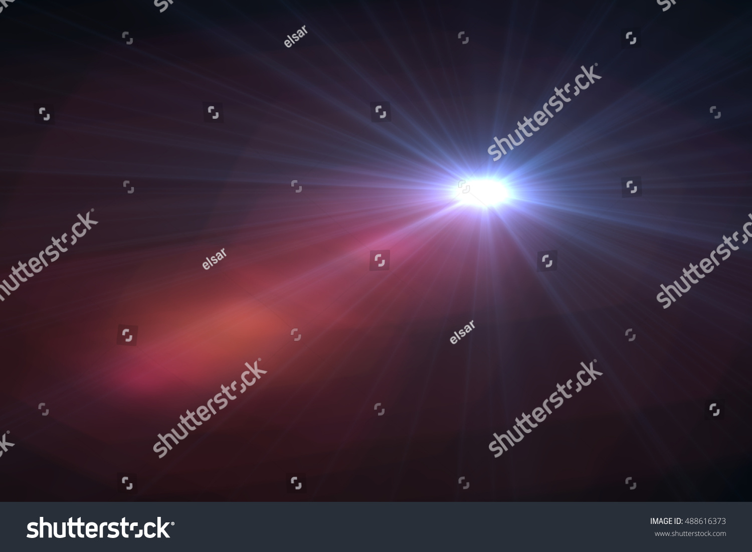 Lens Flare Effect Stock Illustration 488616373 | Shutterstock