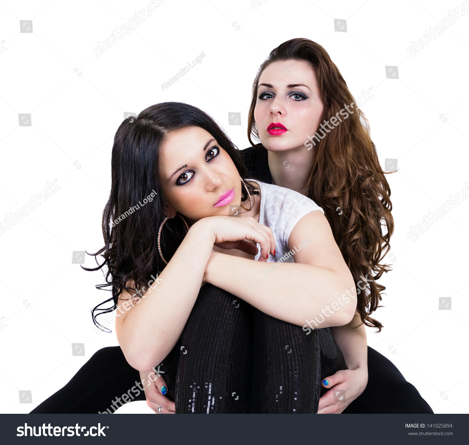 Lesbian Girls Touching Each Other