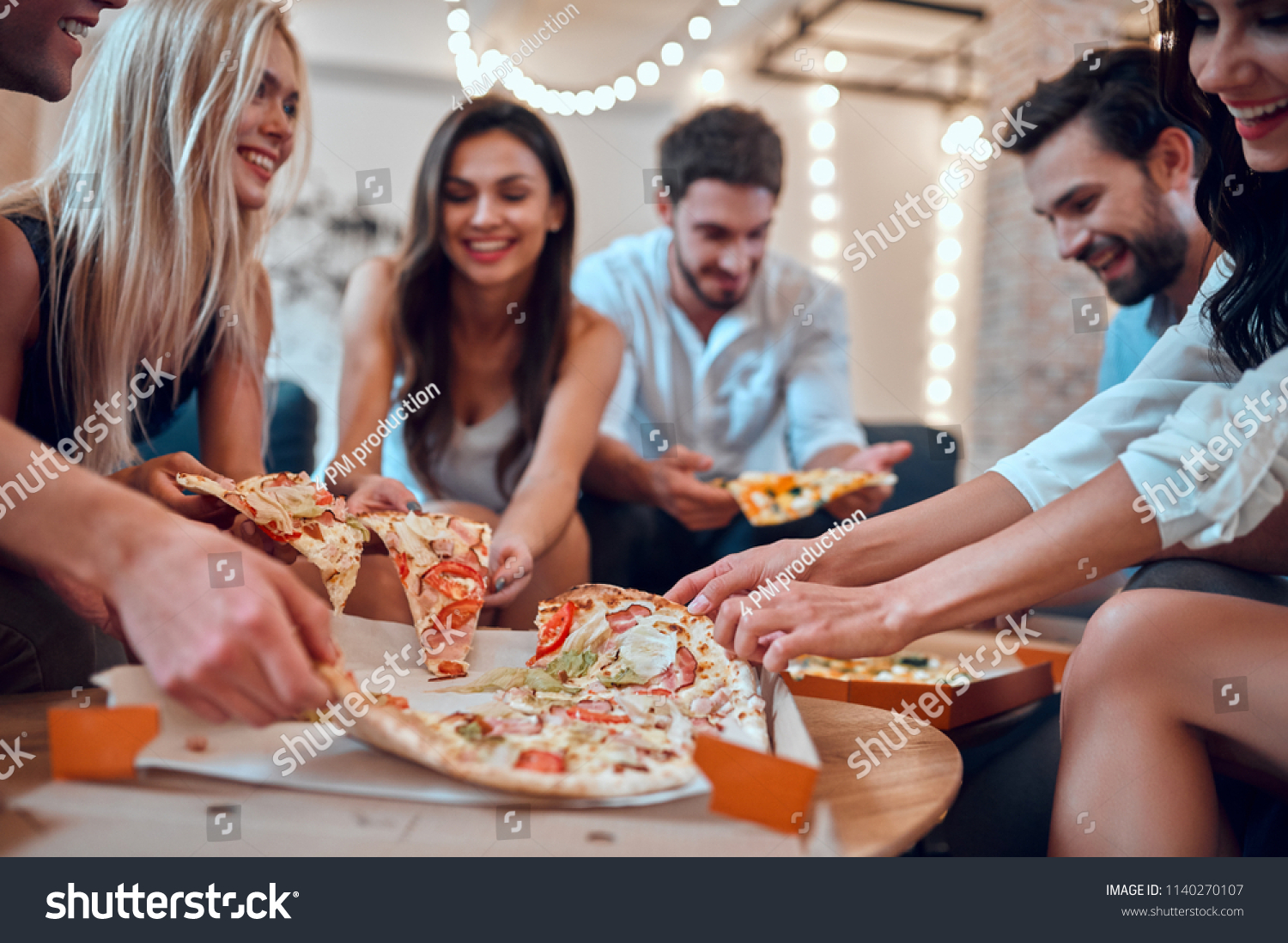 Let Party Begin Group Young People Stock Photo 1140270107 | Shutterstock