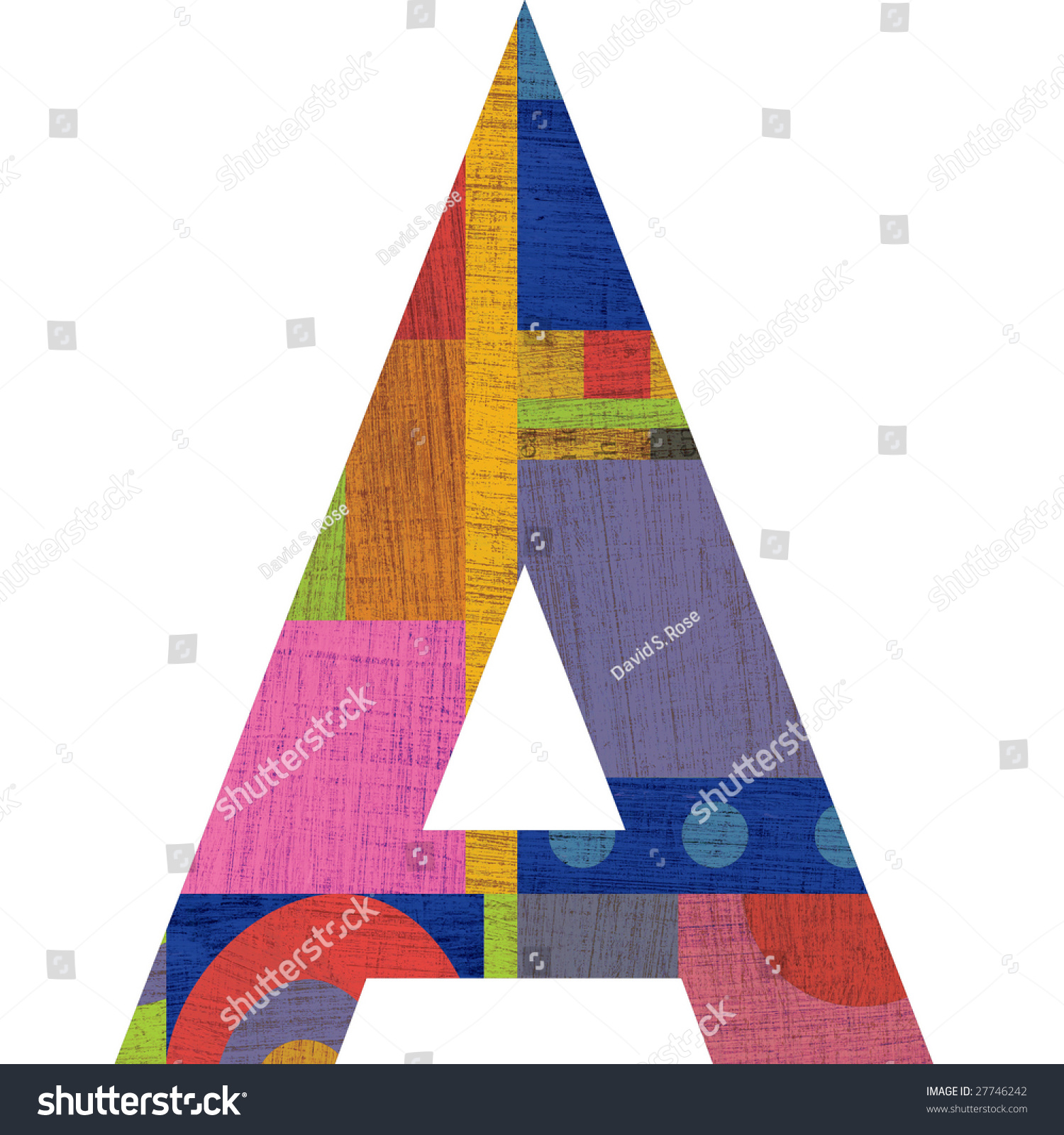 Letter A Alphabet Symbol Design Stock Photo 27746242 : Shutterstock