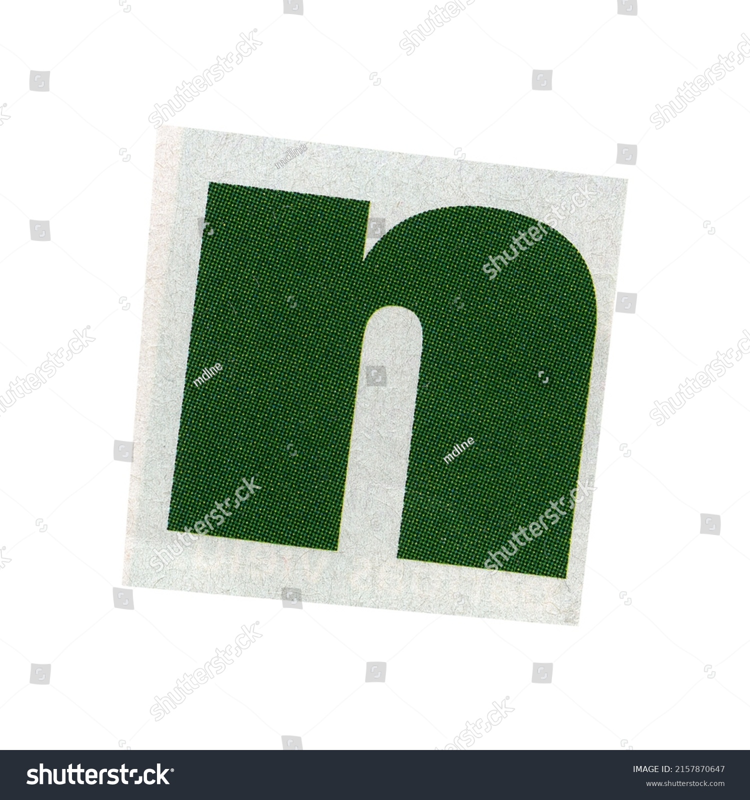 Letter N Magazine Cut Out Font Stock Photo 2157870647 | Shutterstock