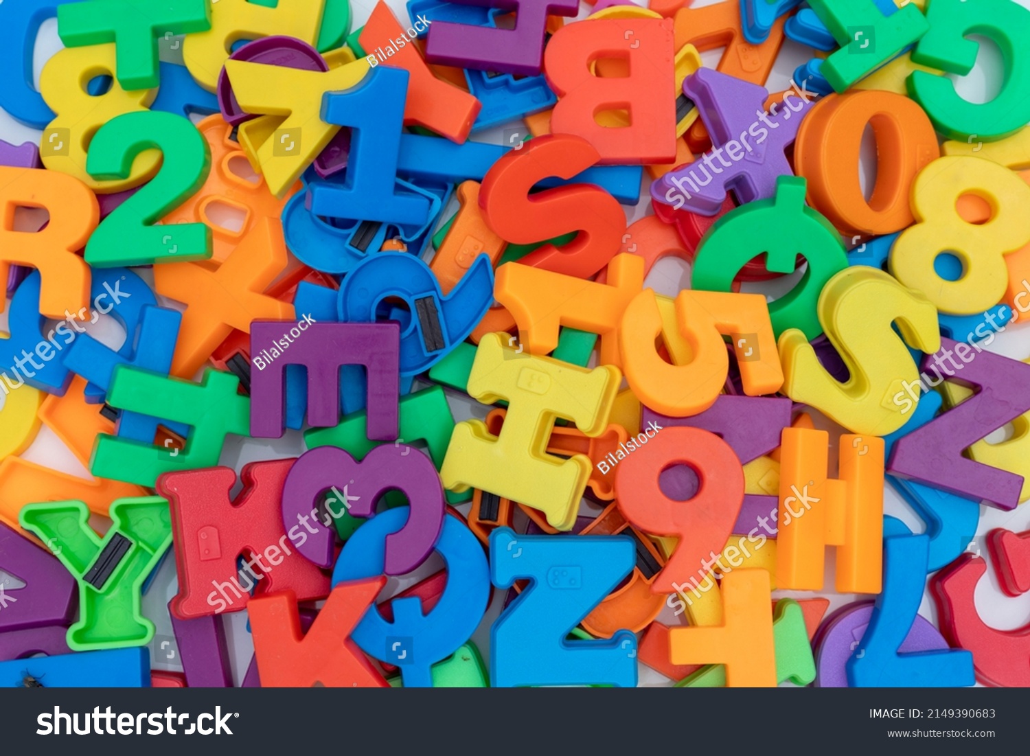 Letters Numbers Kids Preschool Learning Stock Photo 2149390683 Letters Numbers Kids Preschool Learning Stock Photo 2149390683