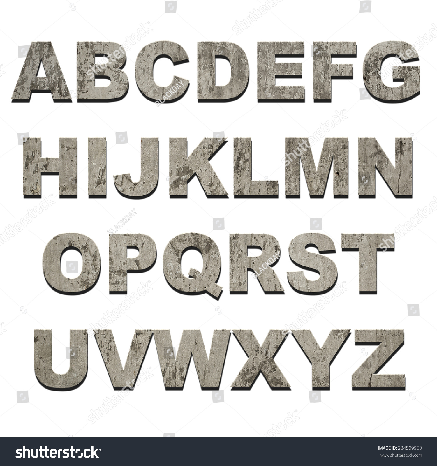 Letters Of Alphabet Stock Photo 234509950 : Shutterstock