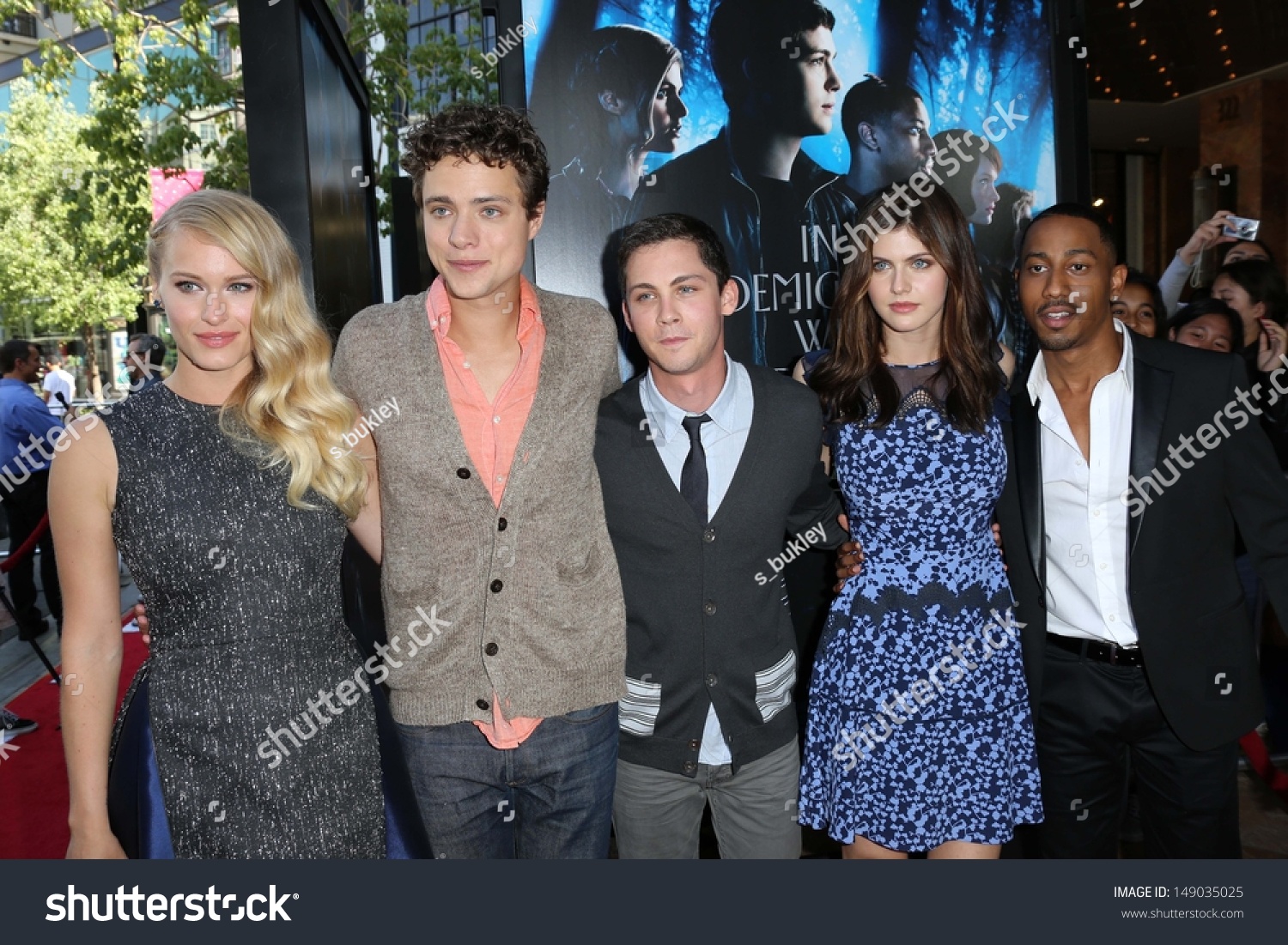 Leven Rambin Jake Able Logan Lerman Stock Photo Edit Now 149035025