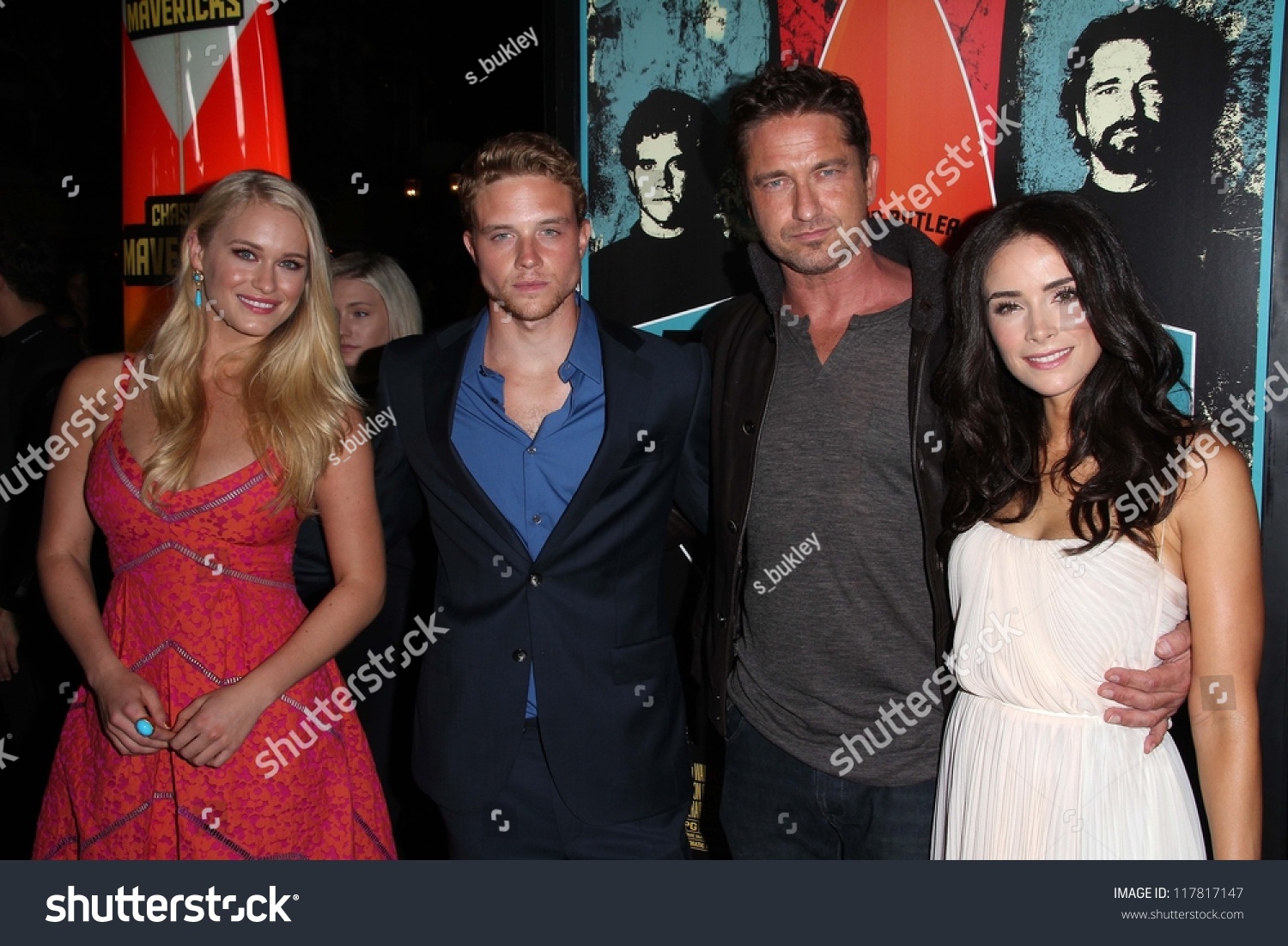 Leven Rambin Johnny Weston Gerard Butler Stock Photo Edit Now