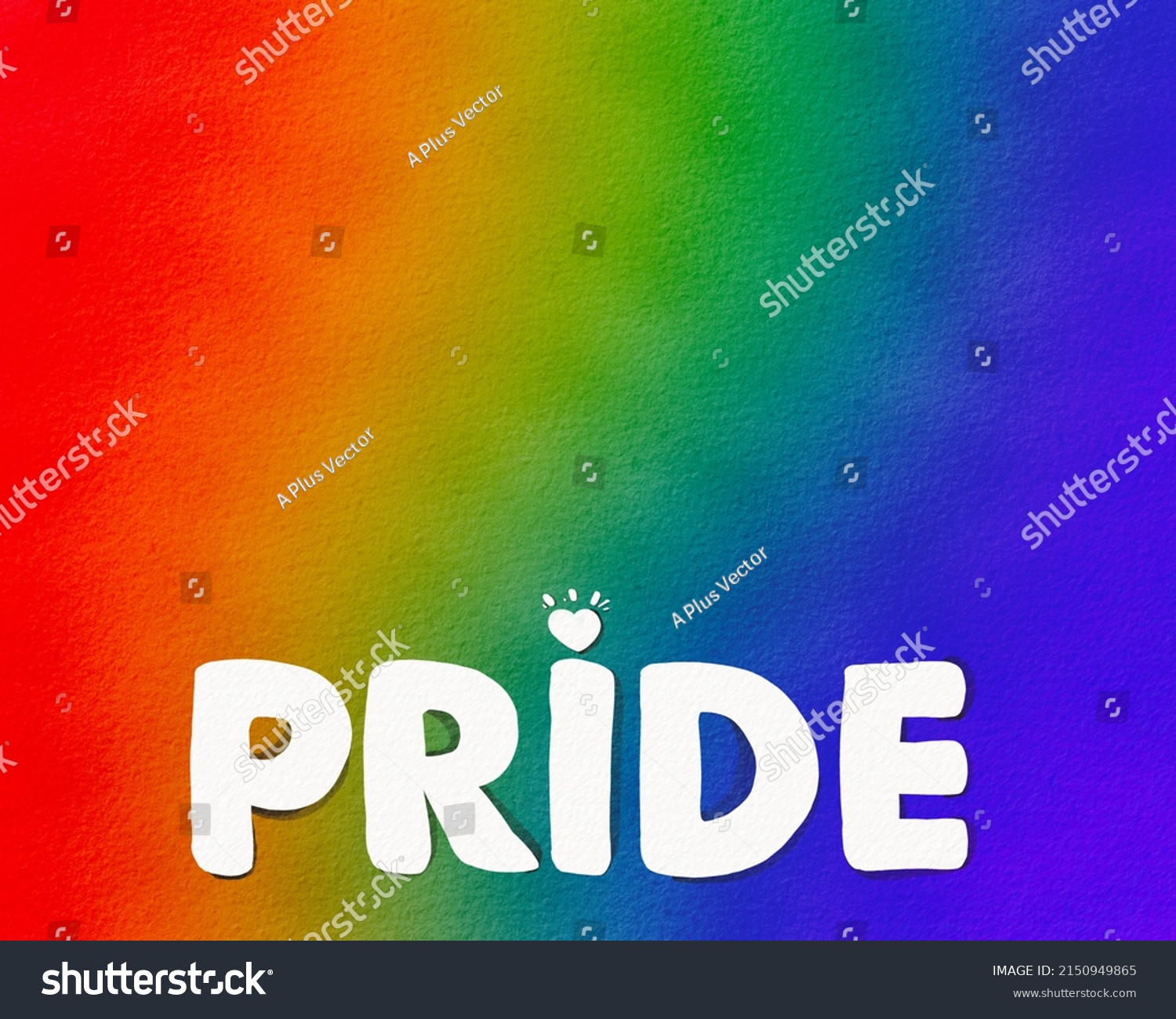 Lgbt Pride Month Watercolor Texture Concept Stock Illustration 2150949865 Shutterstock