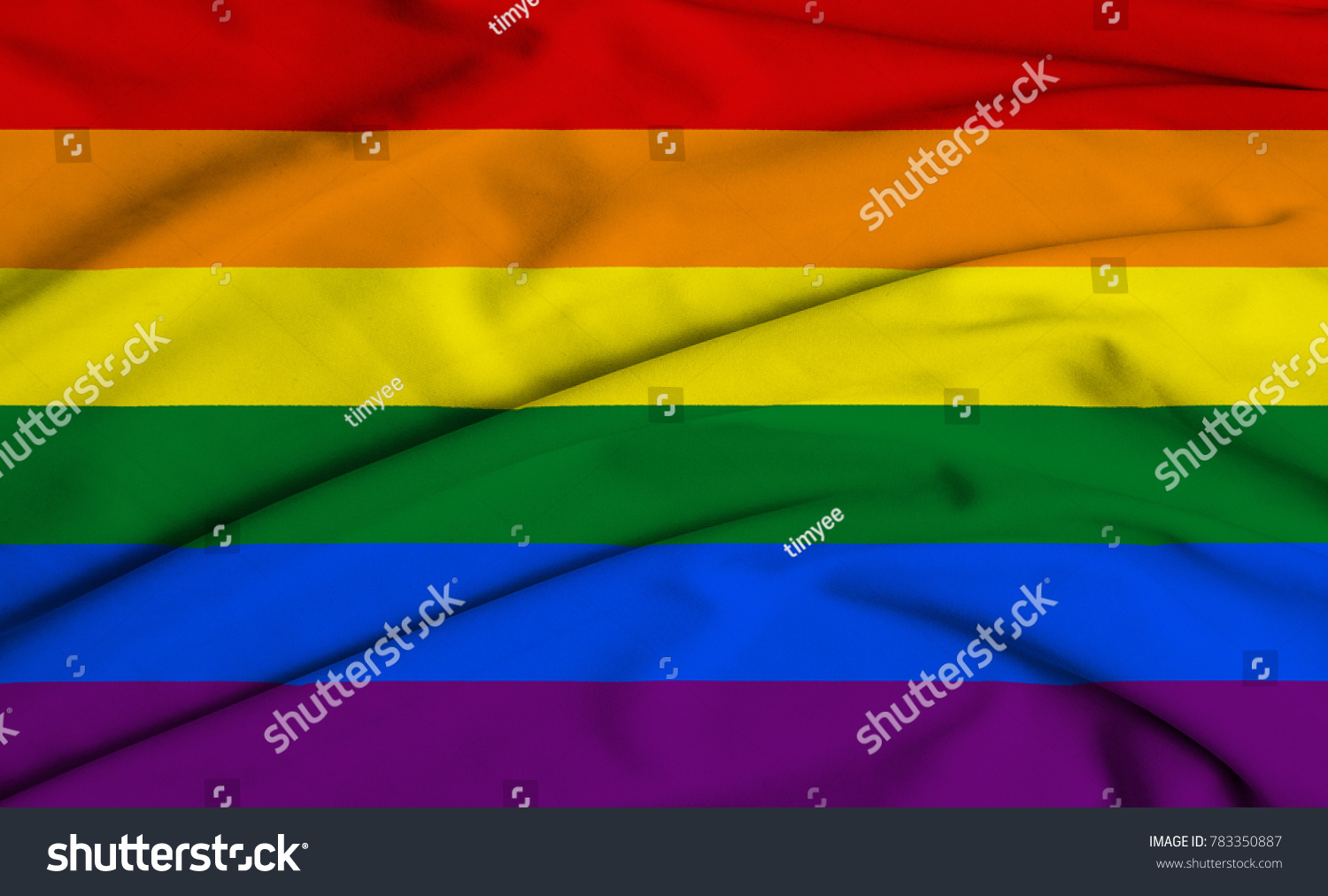 Lgbt Rainbow Flag Stock Illustration 783350887