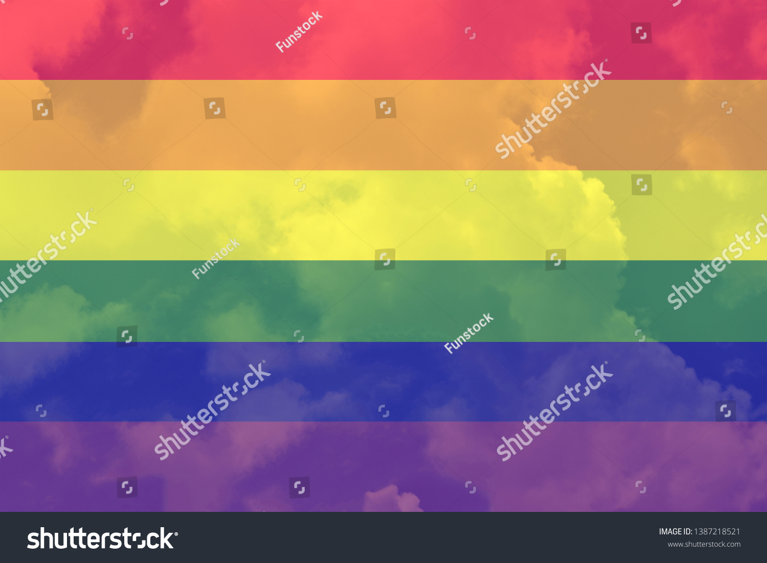 Lgbtq Flag Clouds Sky Lgbt Pride Stock Photo (Edit Now) 1387218521