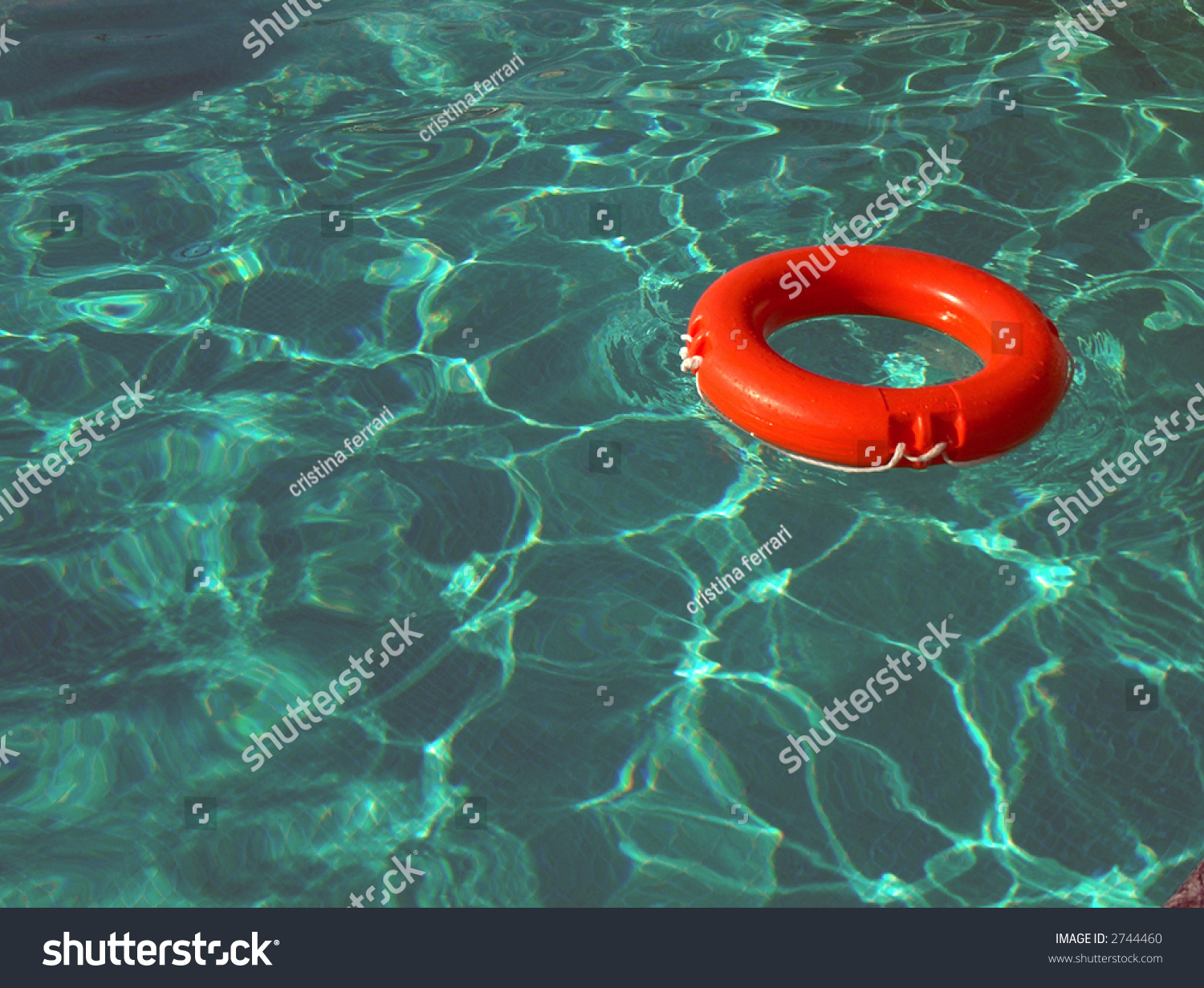 Life-Belt In Swimming-Pool Stock Photo 2744460 : Shutterstock