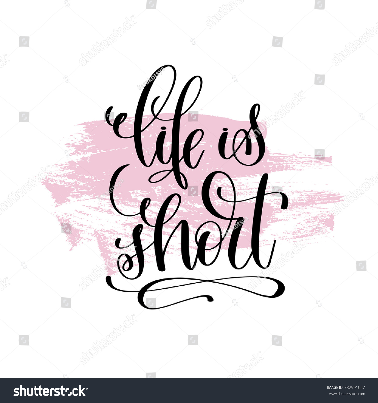short meaningful quotes about love and life life short hand written lettering positive stock illustration