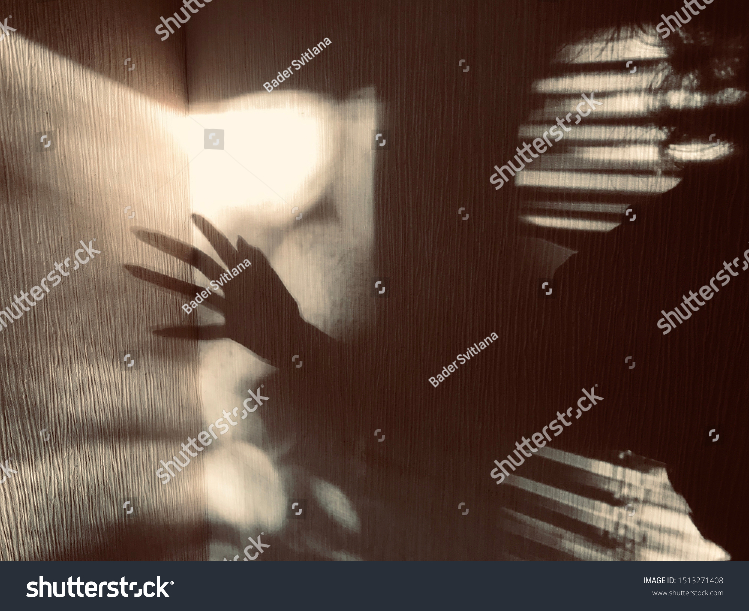 Light Shadow Hand Reaching Light Stock Photo (Edit Now) 1513271408