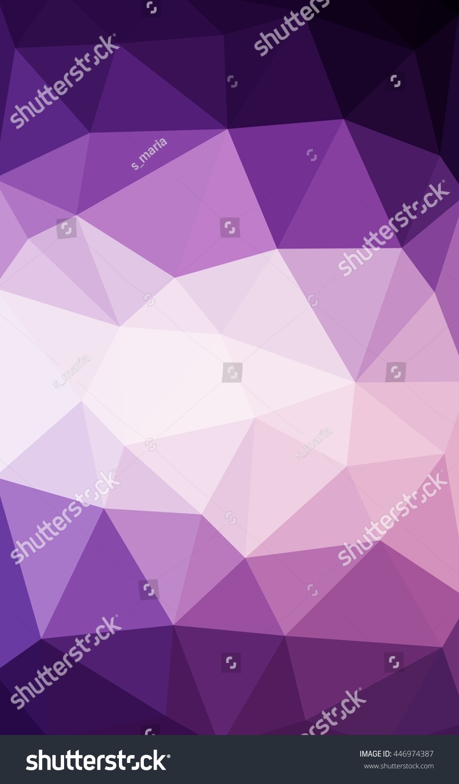 Light Purple Polygonal Illustration Which Consist Stock Illustration ...