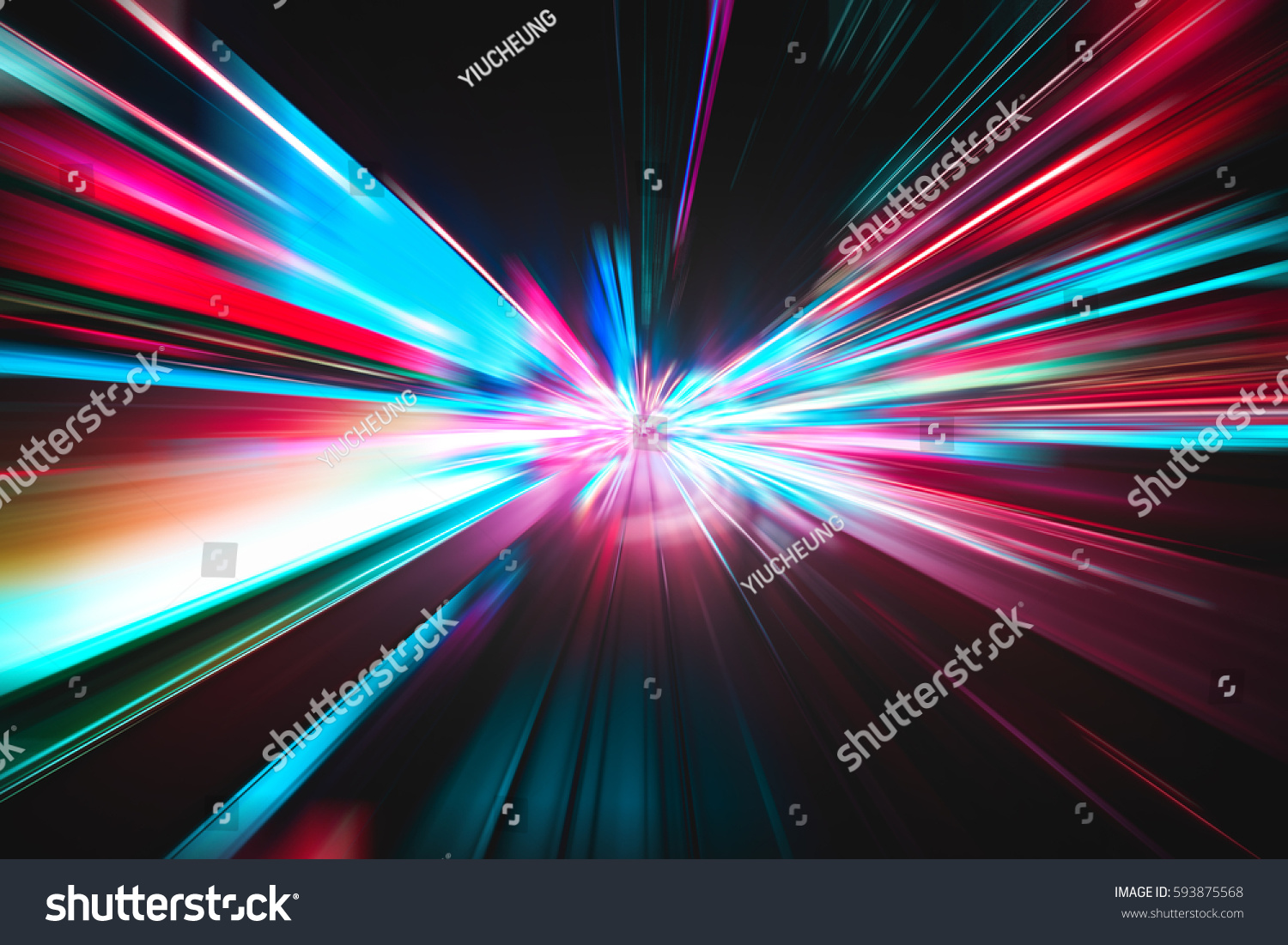 Lighting Speed Effect Background Stock Photo 593875568 | Shutterstock