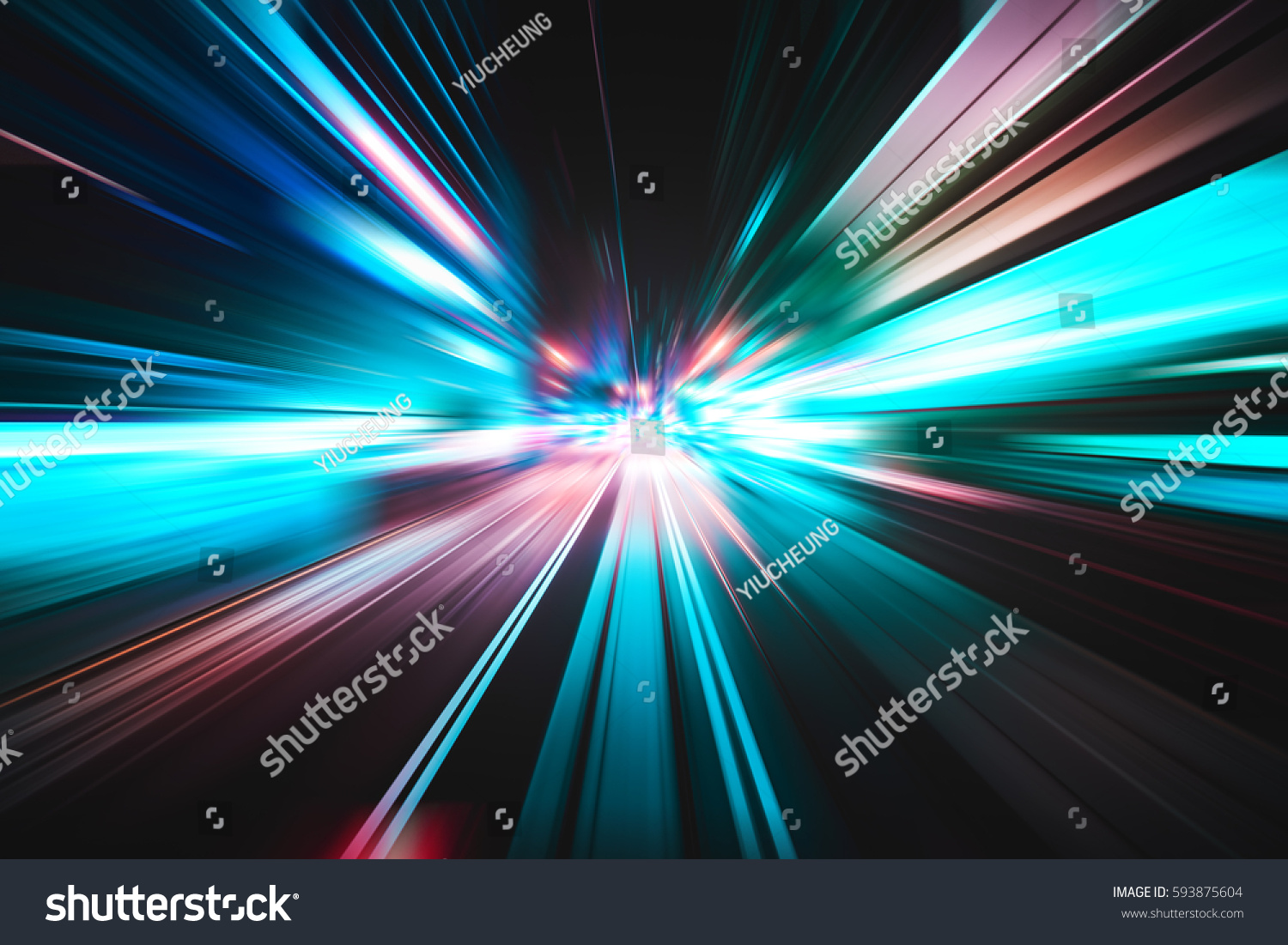 Lighting Speed Effect Background Stock Photo 593875604 | Shutterstock