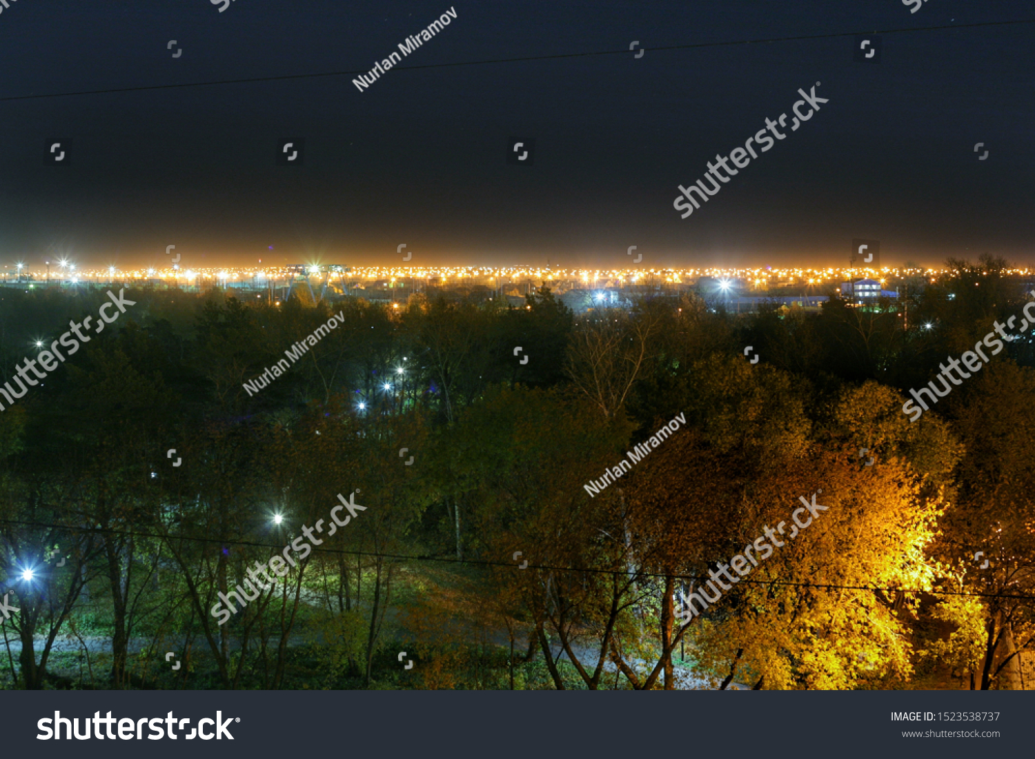 Lights Night City Neon Colors Long Stock Photo (edit Now) 1523538737