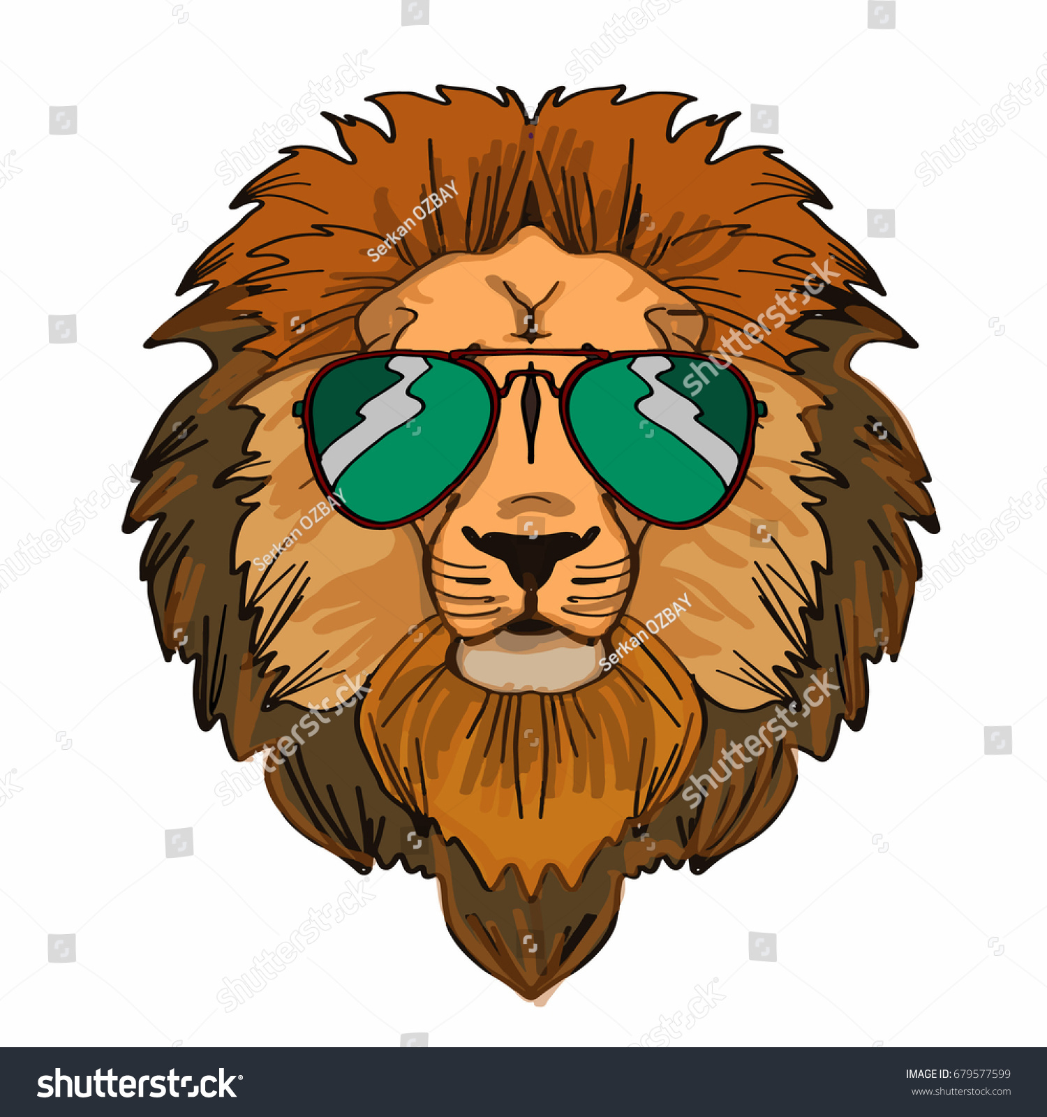 lion head sunglasses